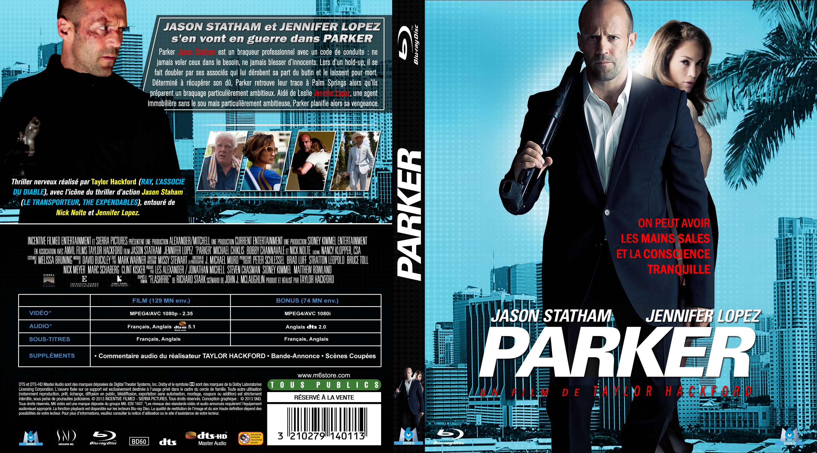 Jaquette DVD Parker custom (BLU-RAY)