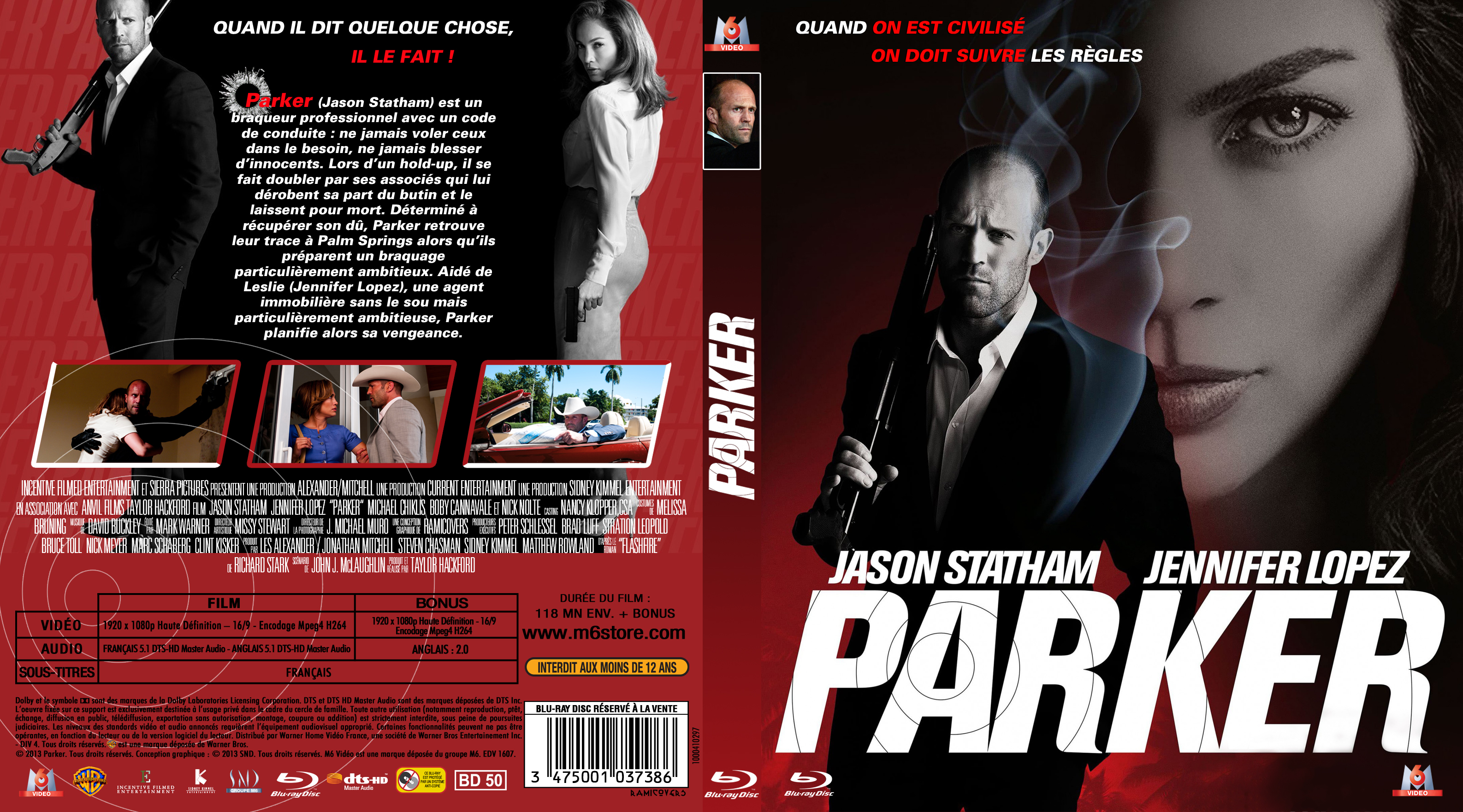 Jaquette DVD Parker custom (BLU-RAY) v2
