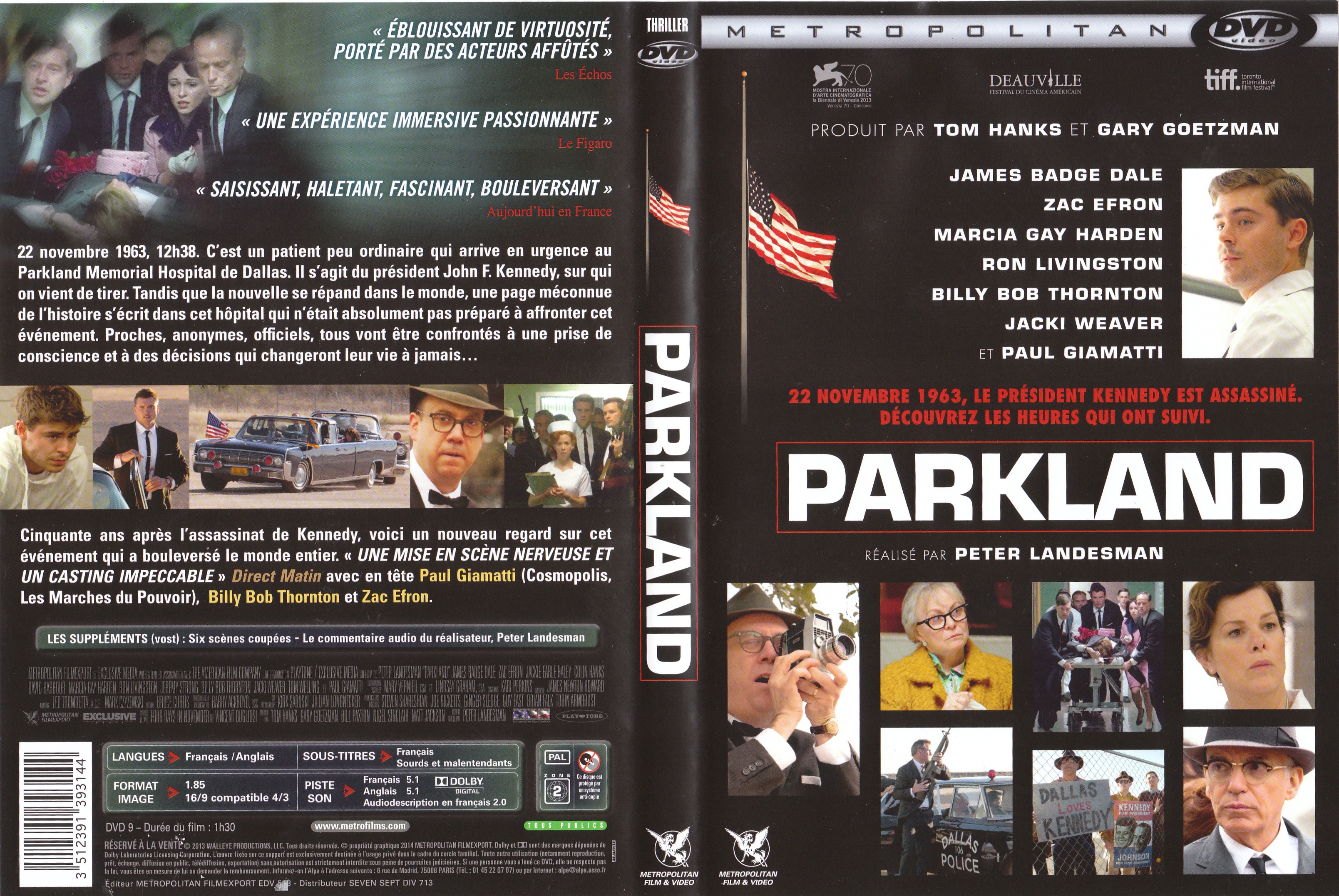 Jaquette DVD Parkland