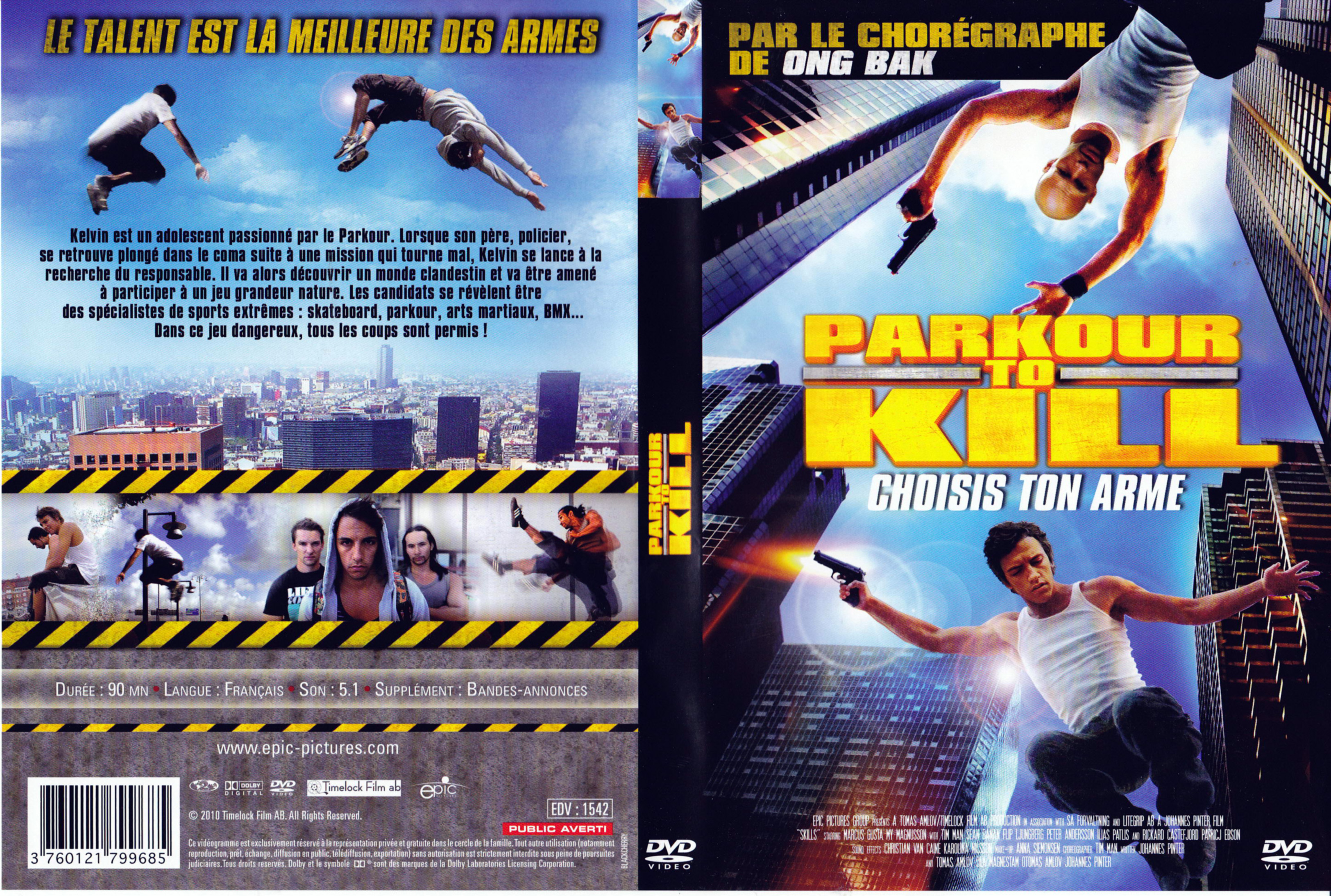 Jaquette DVD Parkour to kill