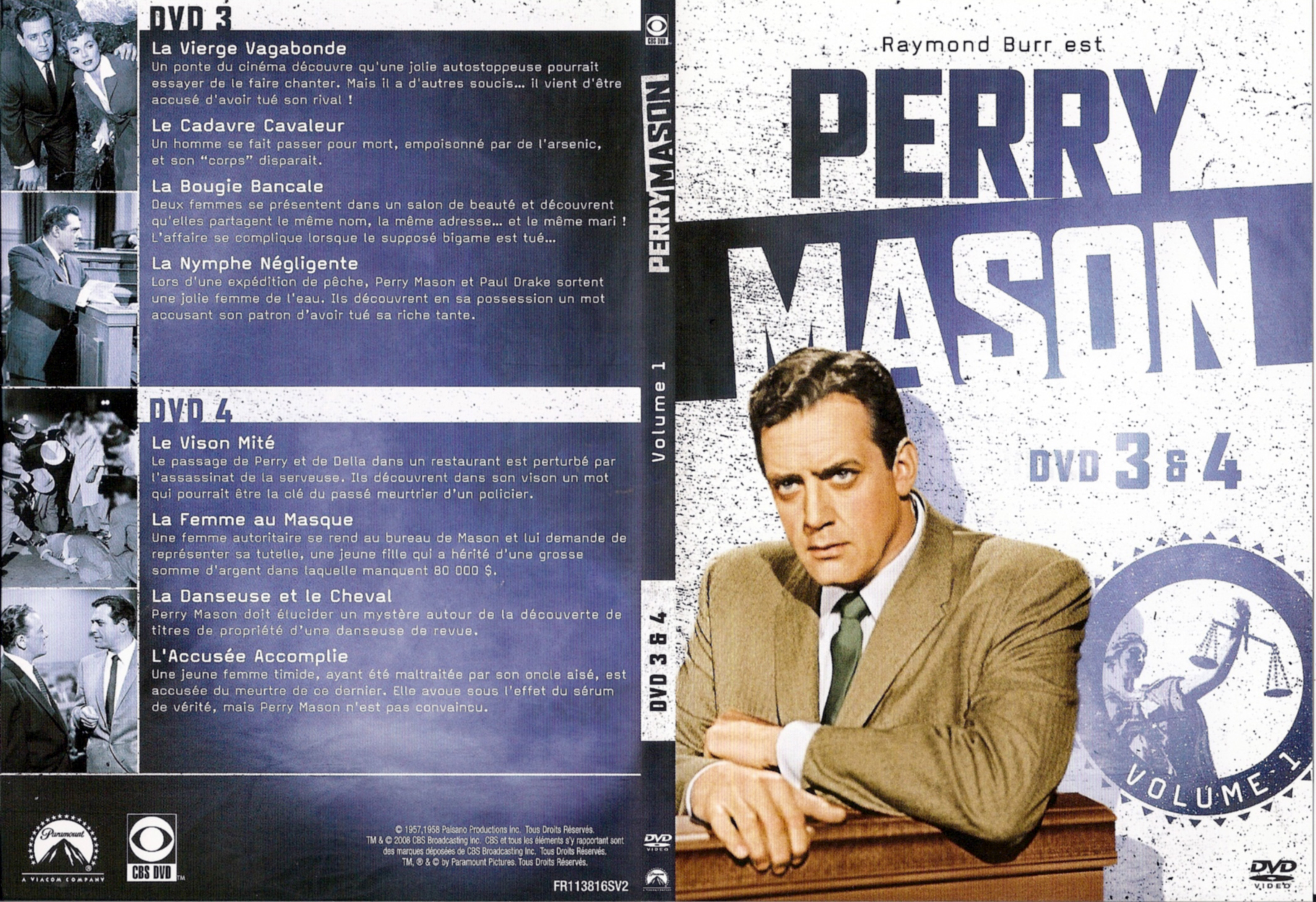 Jaquette DVD Parry Mason Saison 1 DVD 2
