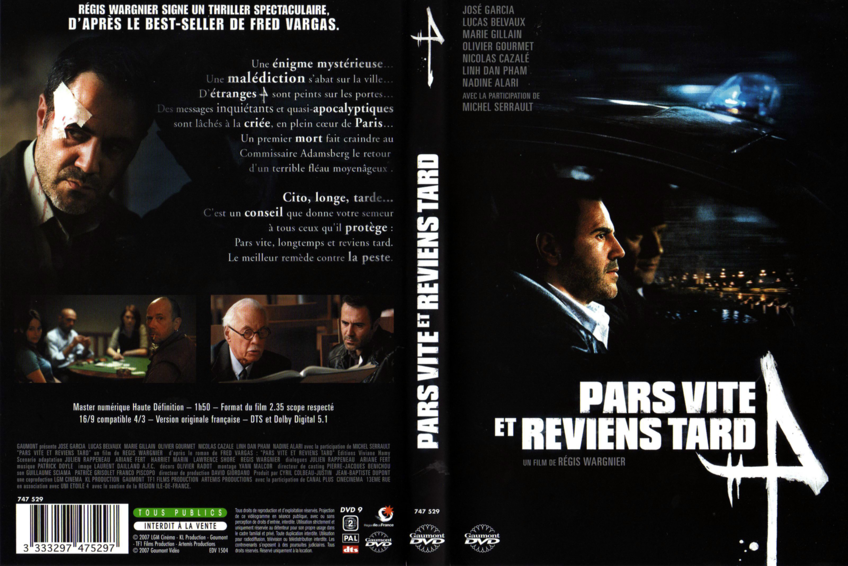 Jaquette DVD Pars vite et reviens tard