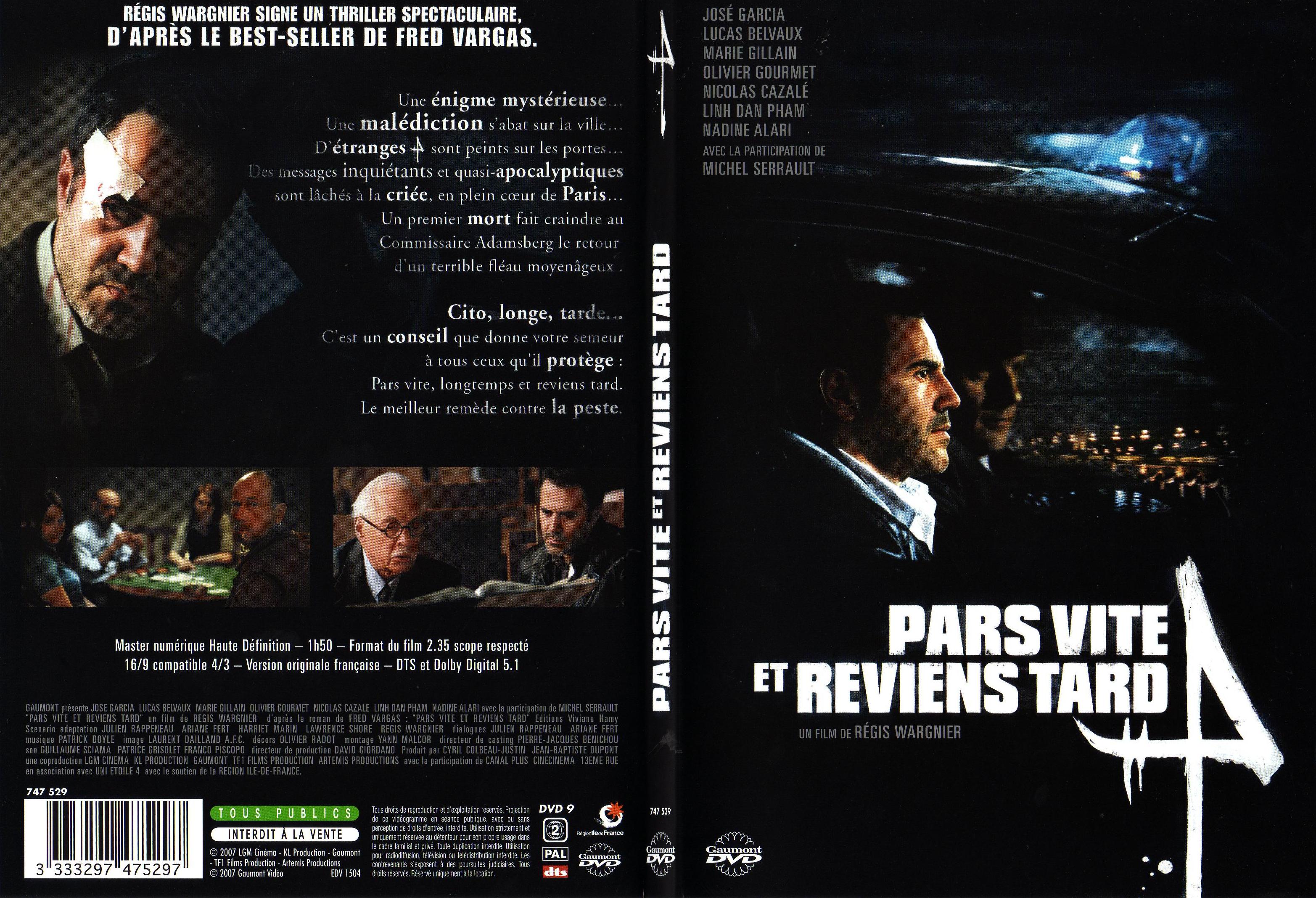 Jaquette DVD Pars vite et reviens tard - SLIM