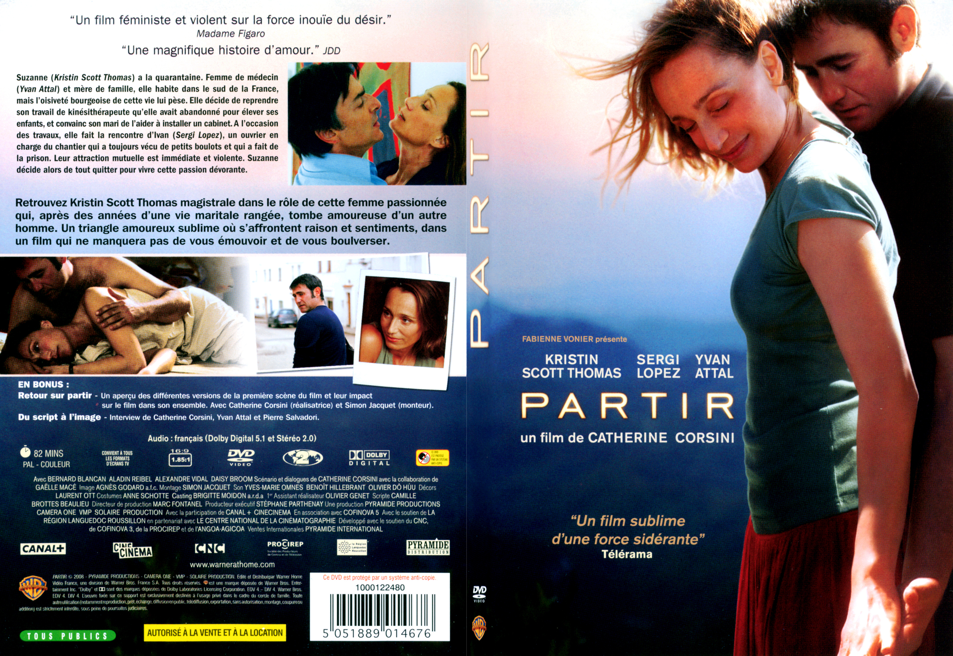 Jaquette DVD Partir - SLIM