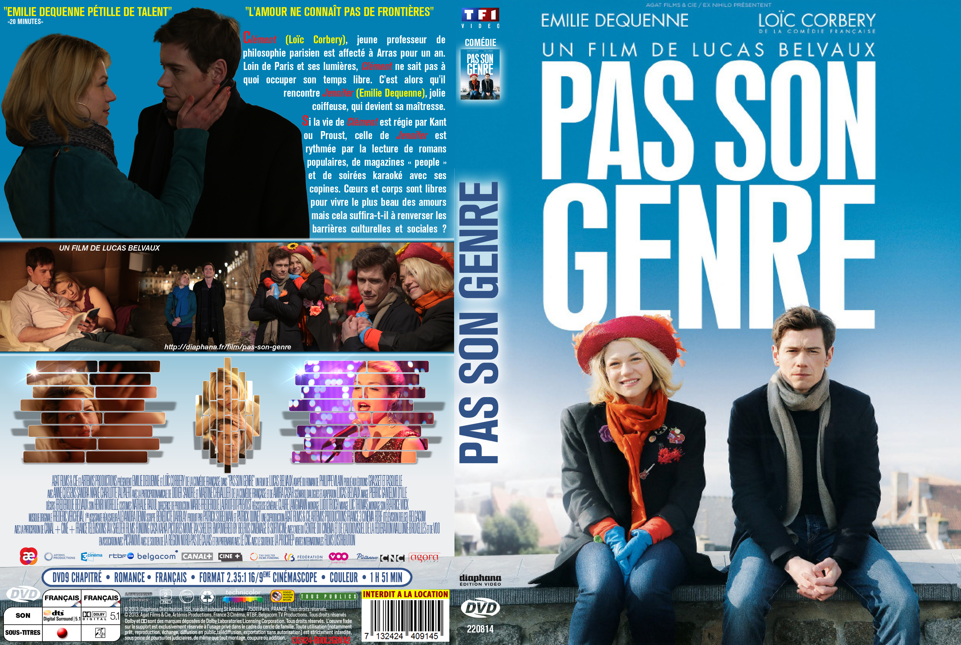 Jaquette DVD Pas Son Genre custom