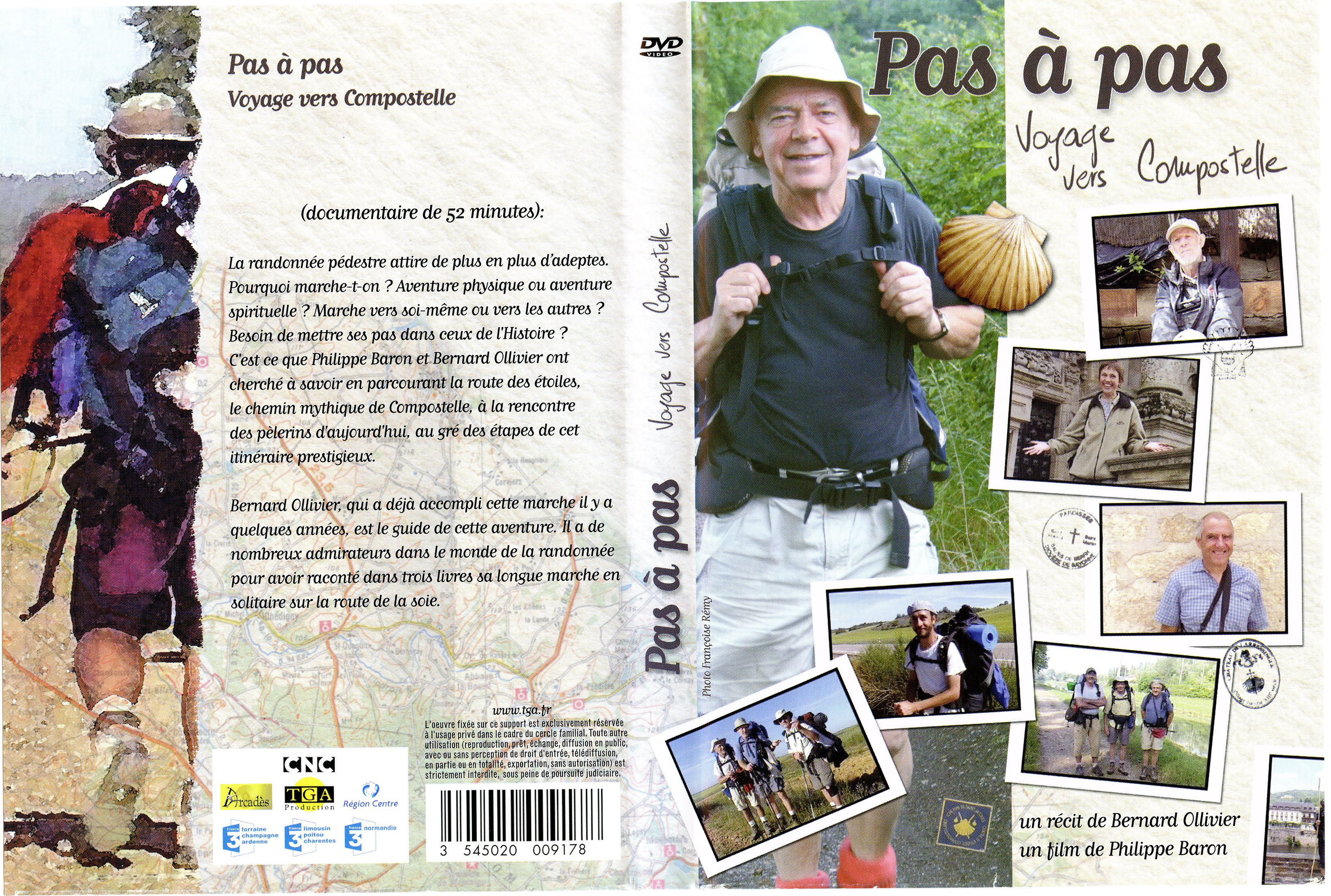 Jaquette DVD Pas  pas voyage vers Compostelle