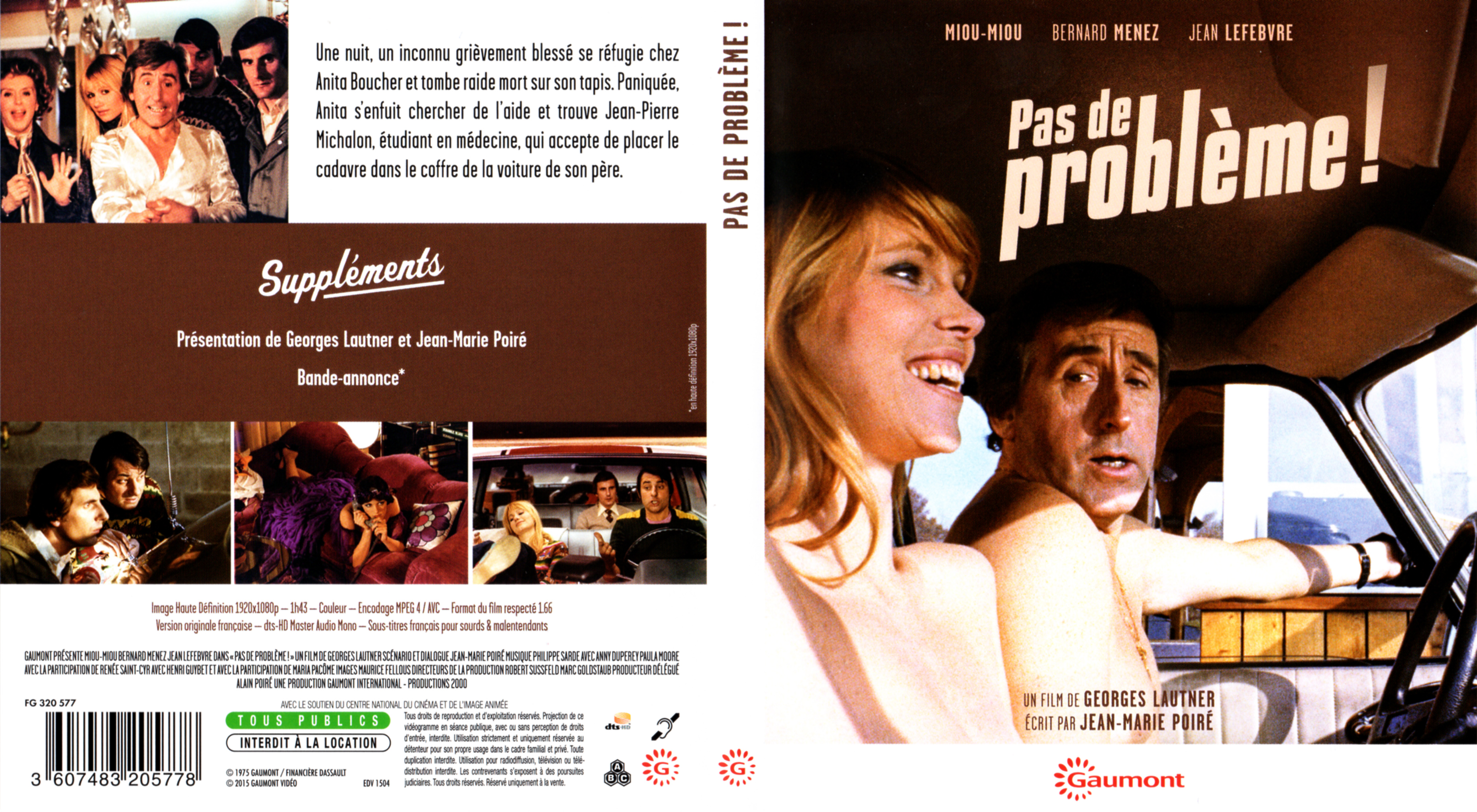 Jaquette DVD Pas de probleme (BLU-RAY)