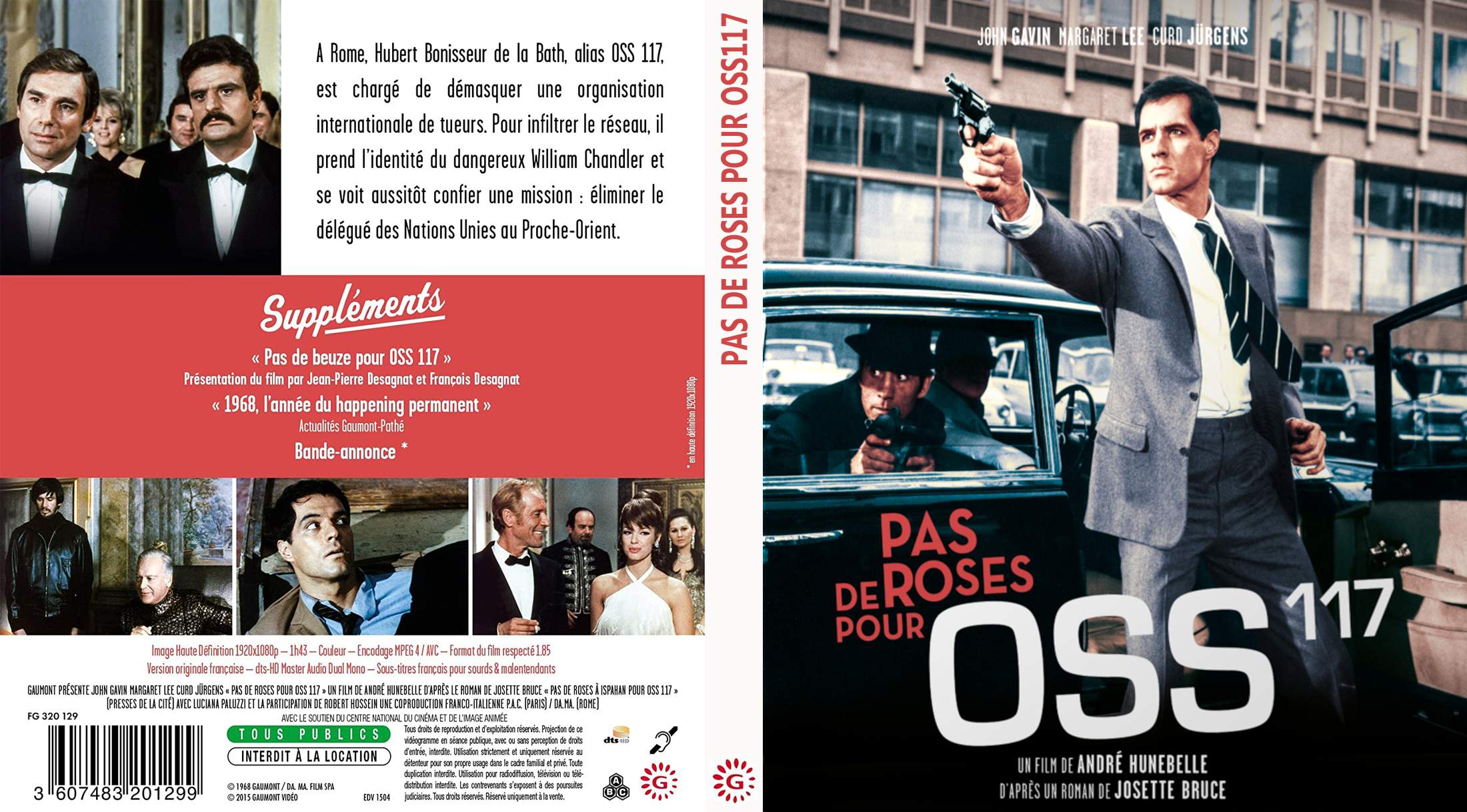 Jaquette DVD Pas de roses pour OSS 117