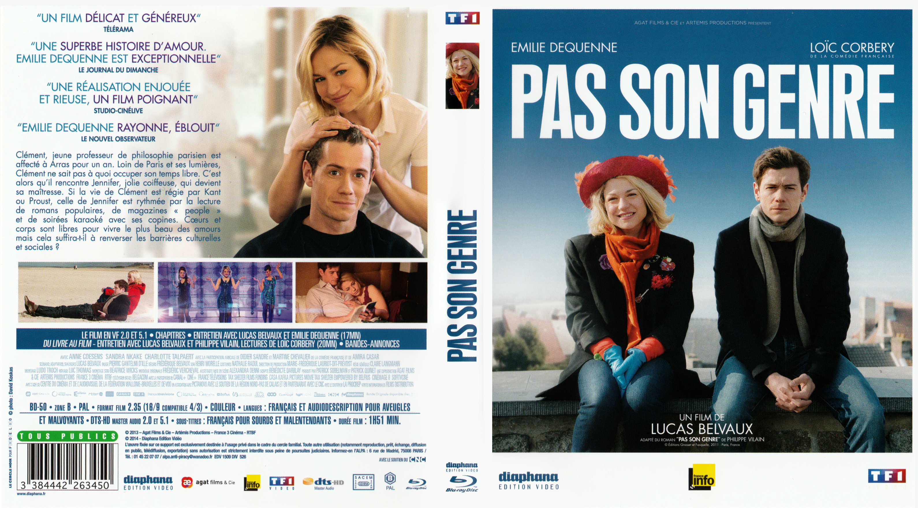 Jaquette DVD Pas son genre (BLU-RAY)