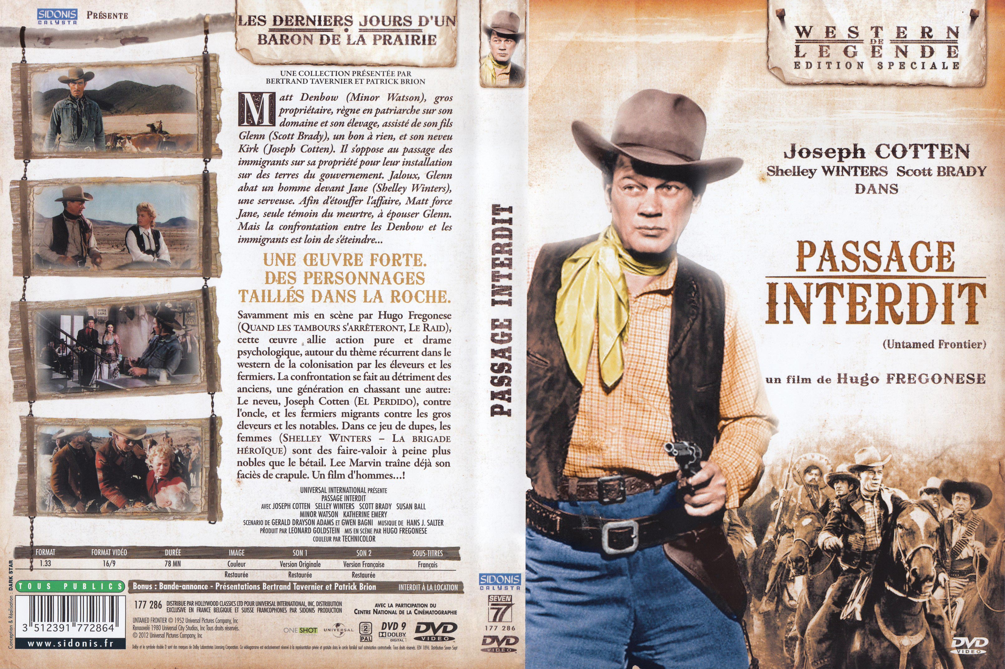 Jaquette DVD Passage interdit