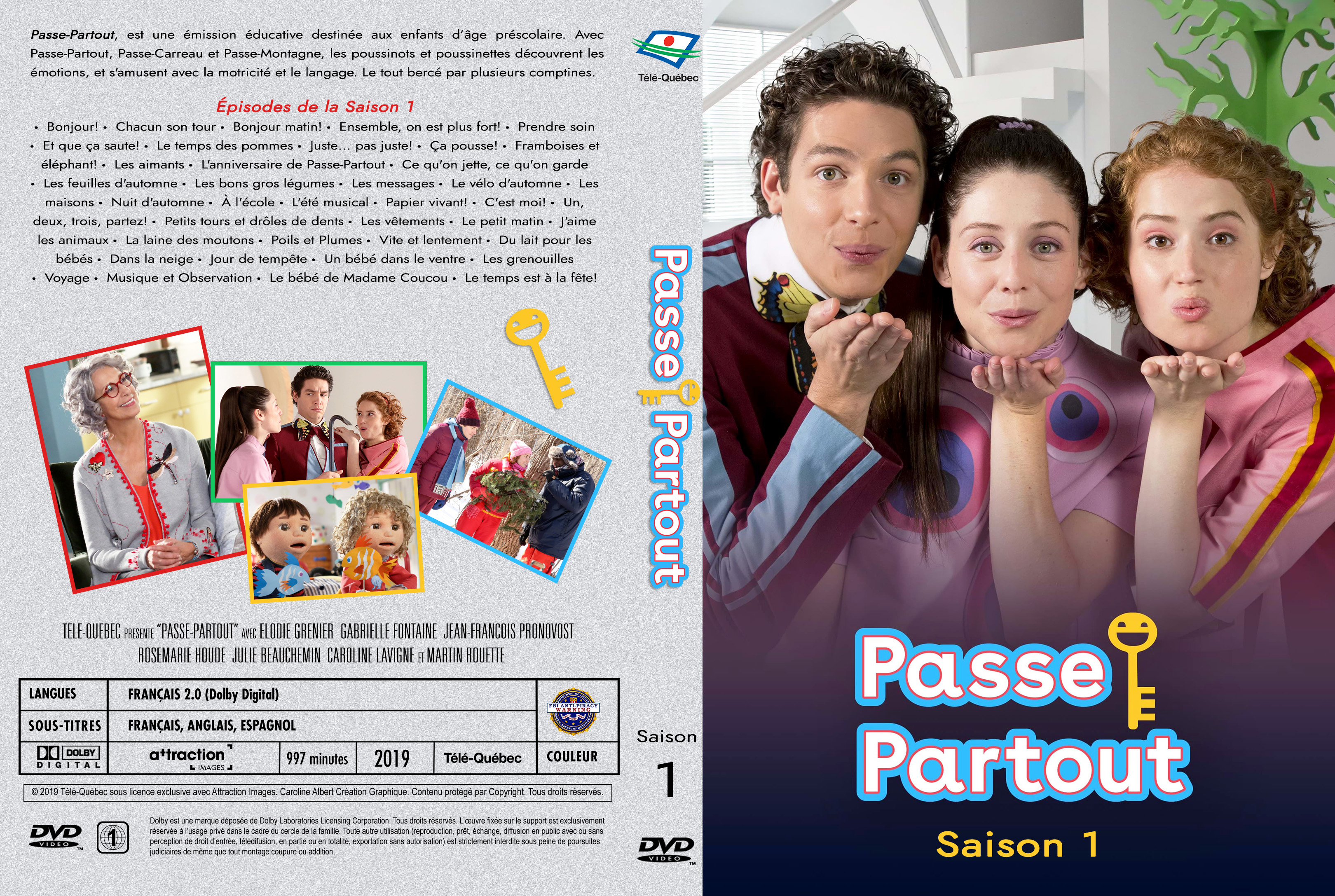 Jaquette DVD Passe-Partout Saison 1 custom