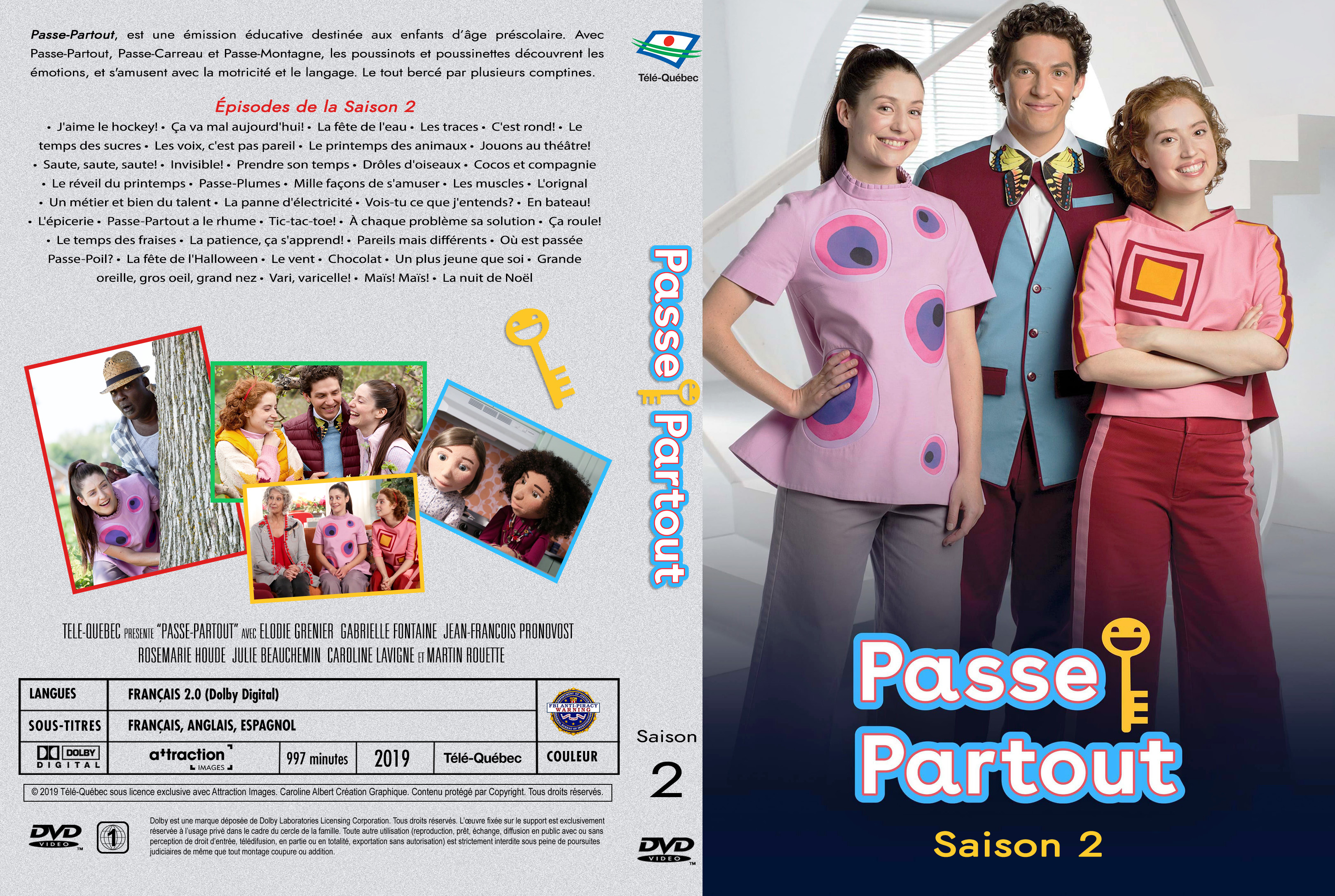 Jaquette DVD Passe-Partout Saison 2 custom