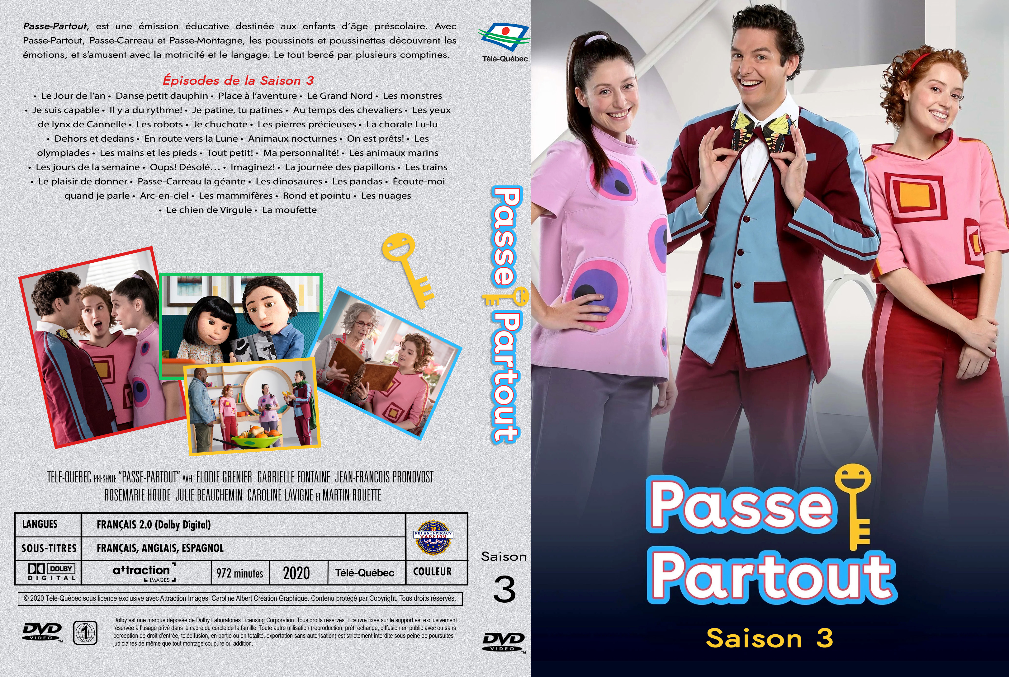 Jaquette DVD Passe-Partout Saison 3 custom