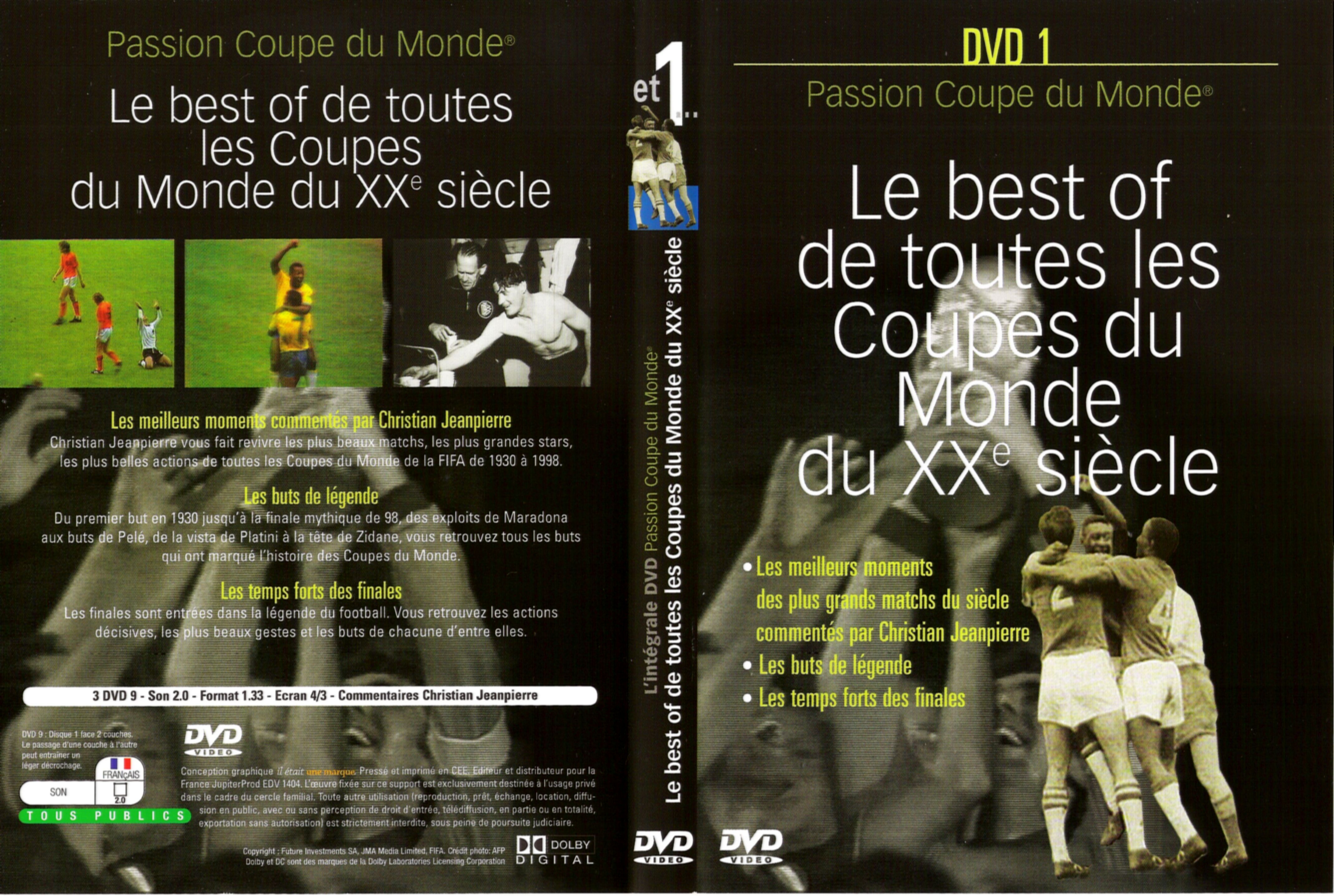 Jaquette DVD Passion coupe du monde dvd 1