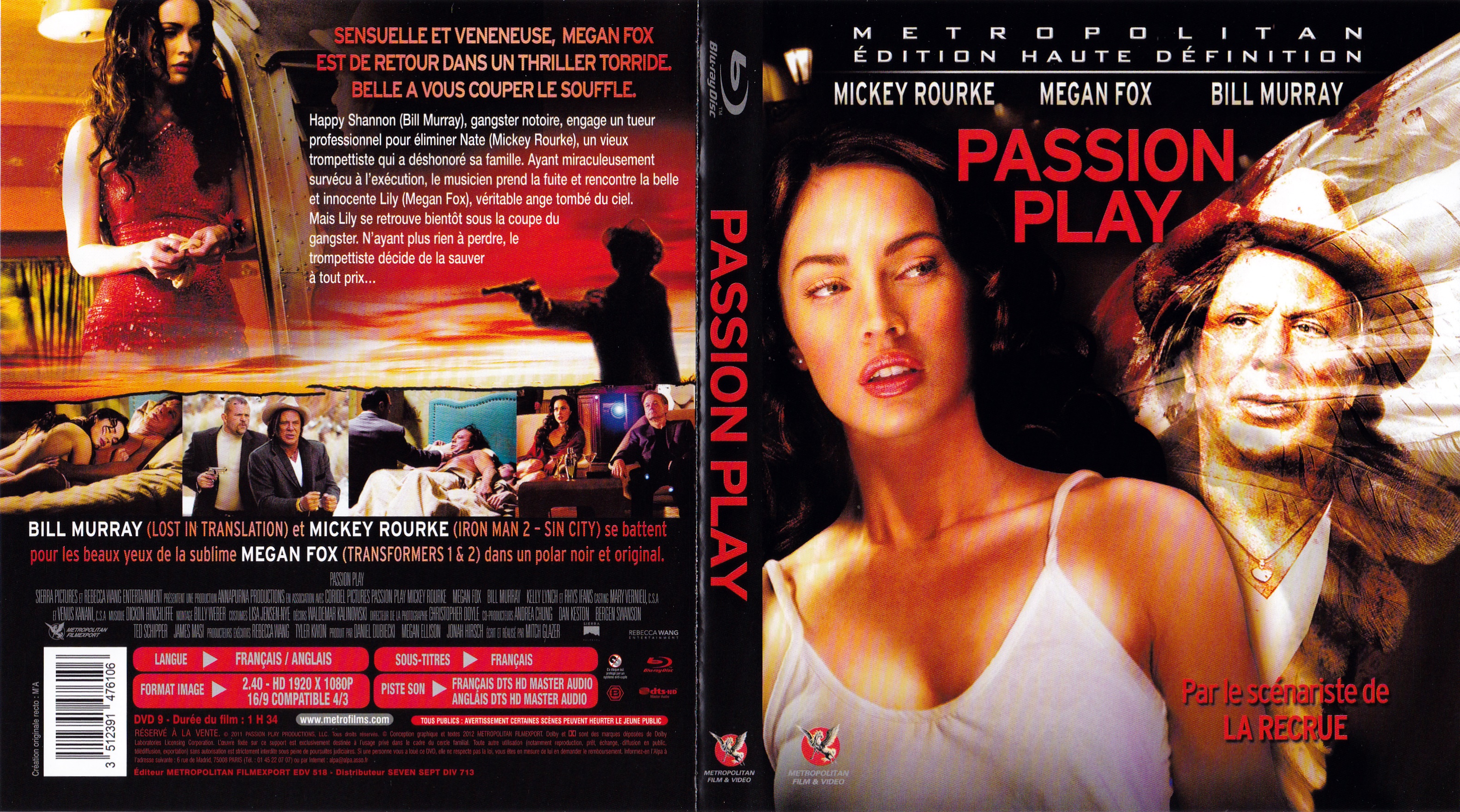 Jaquette DVD Passion play (BLU-RAY)