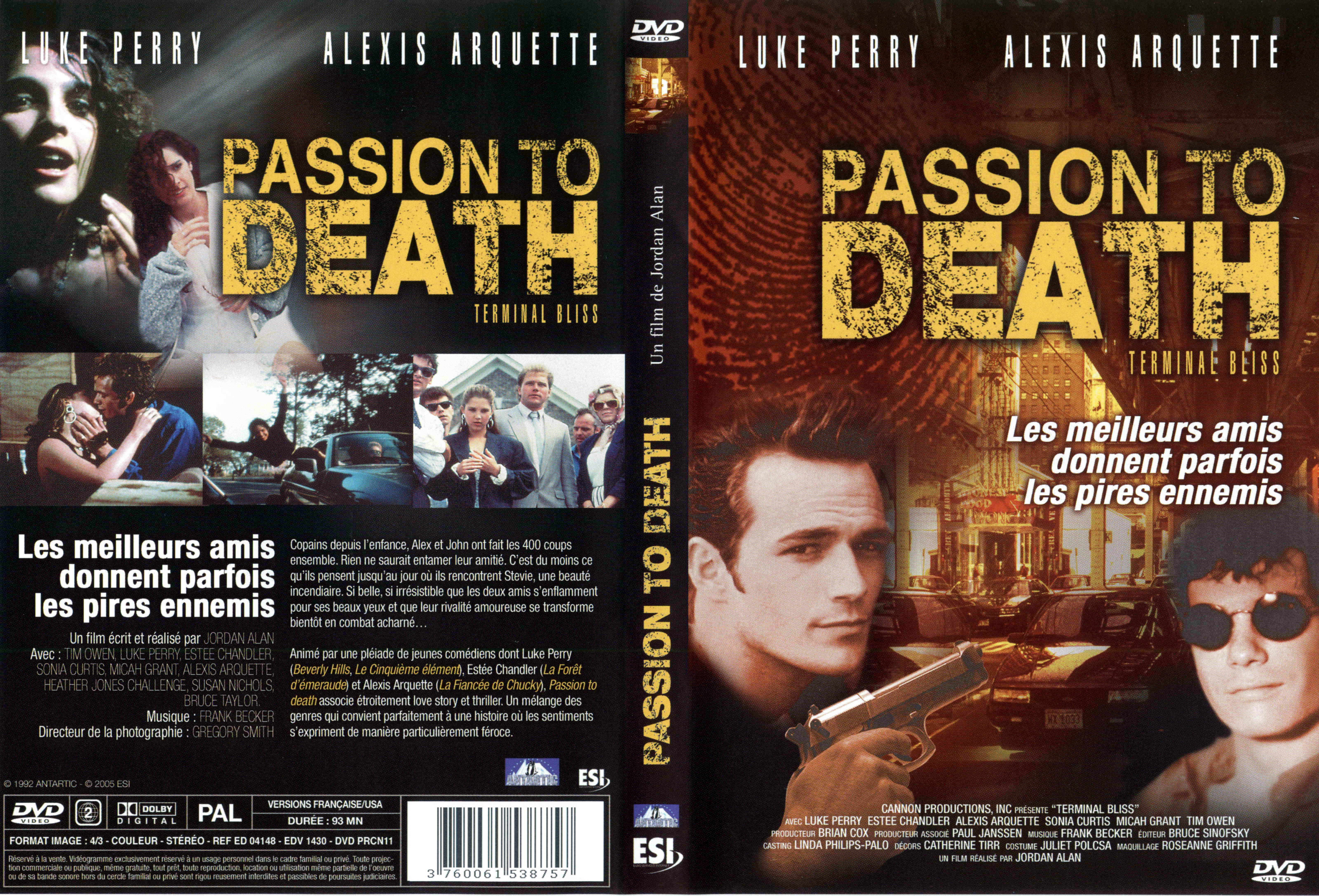 Jaquette DVD Passion to death