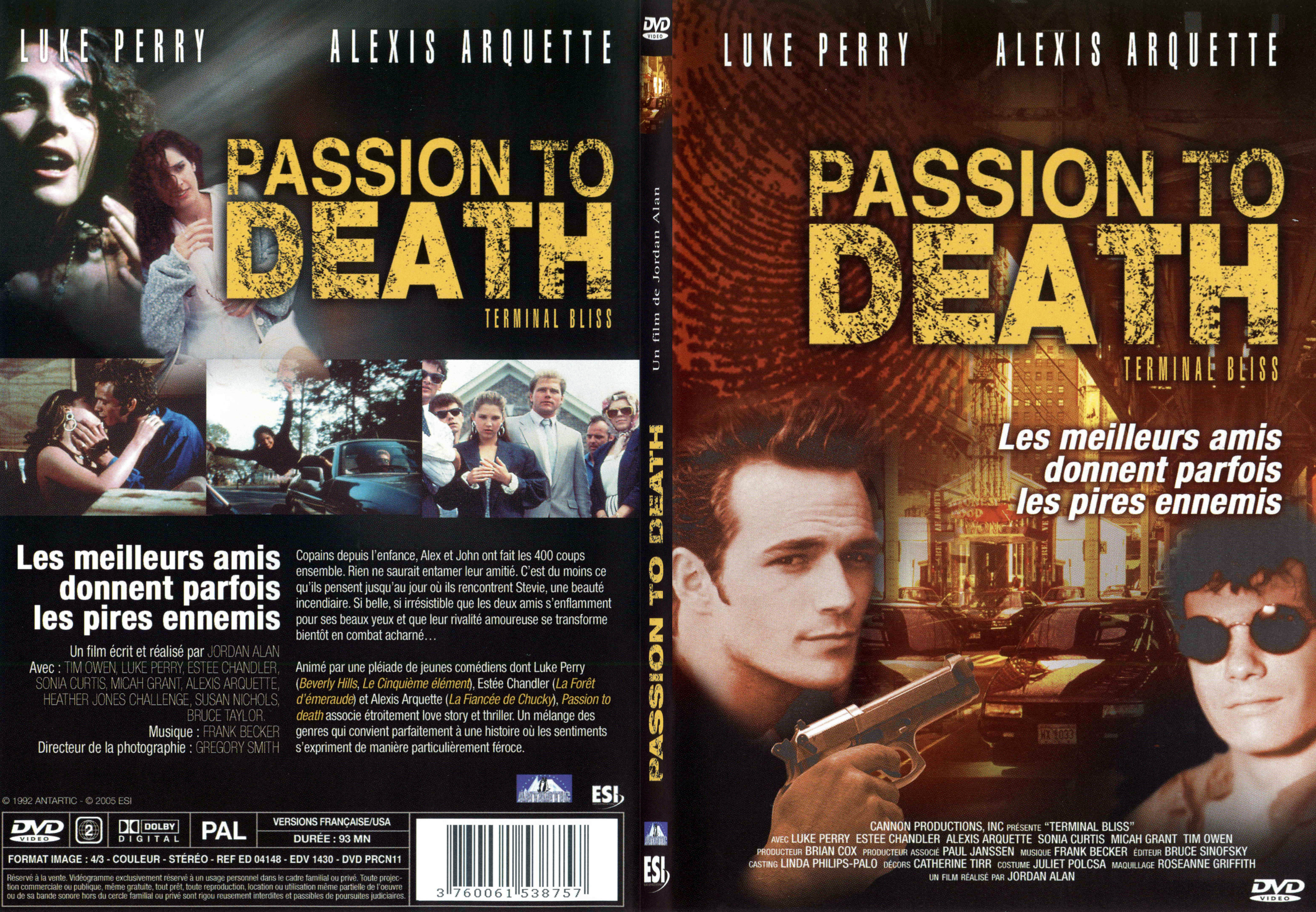 Jaquette DVD Passion to death - SLIM