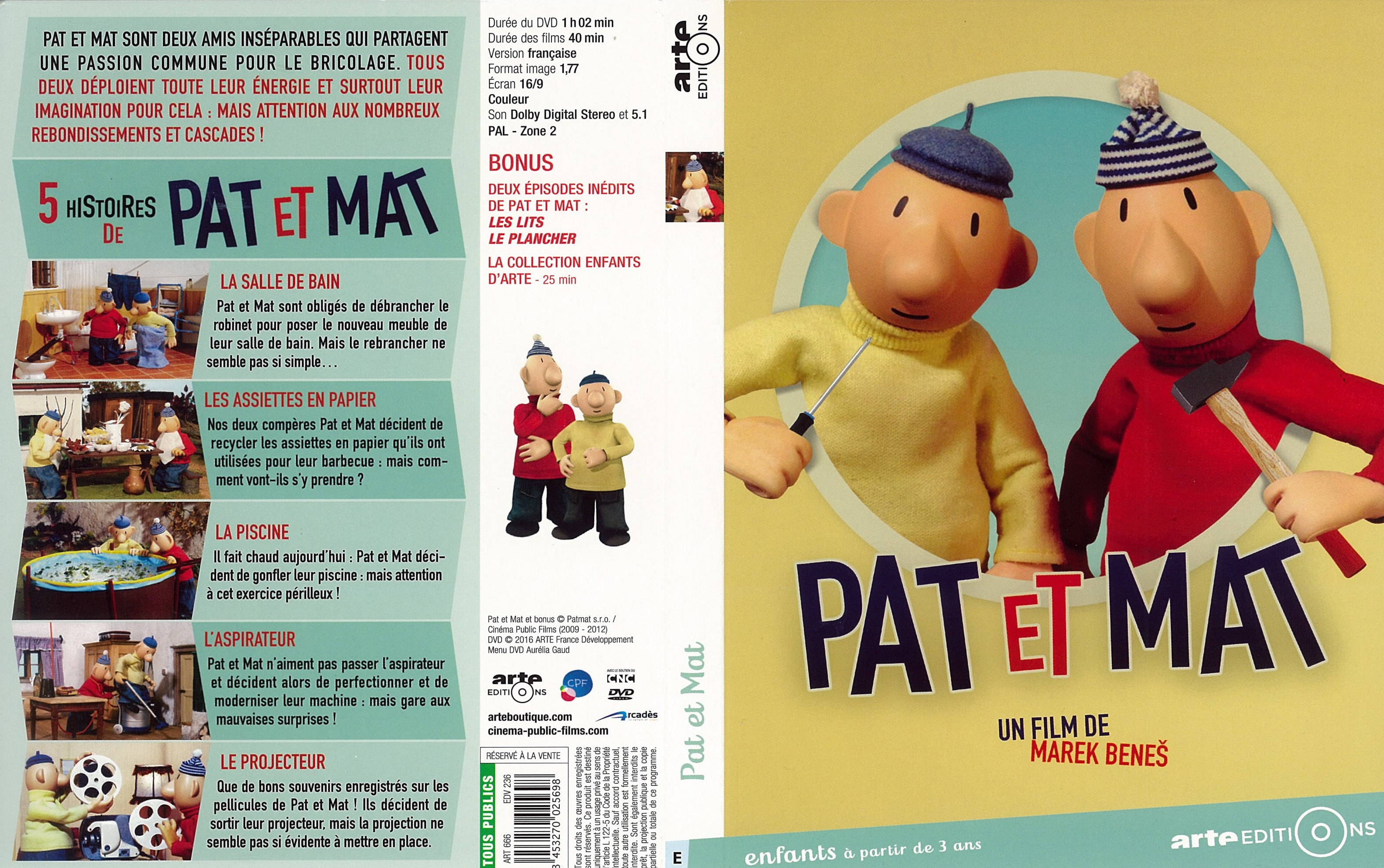 Jaquette DVD Pat et Mat