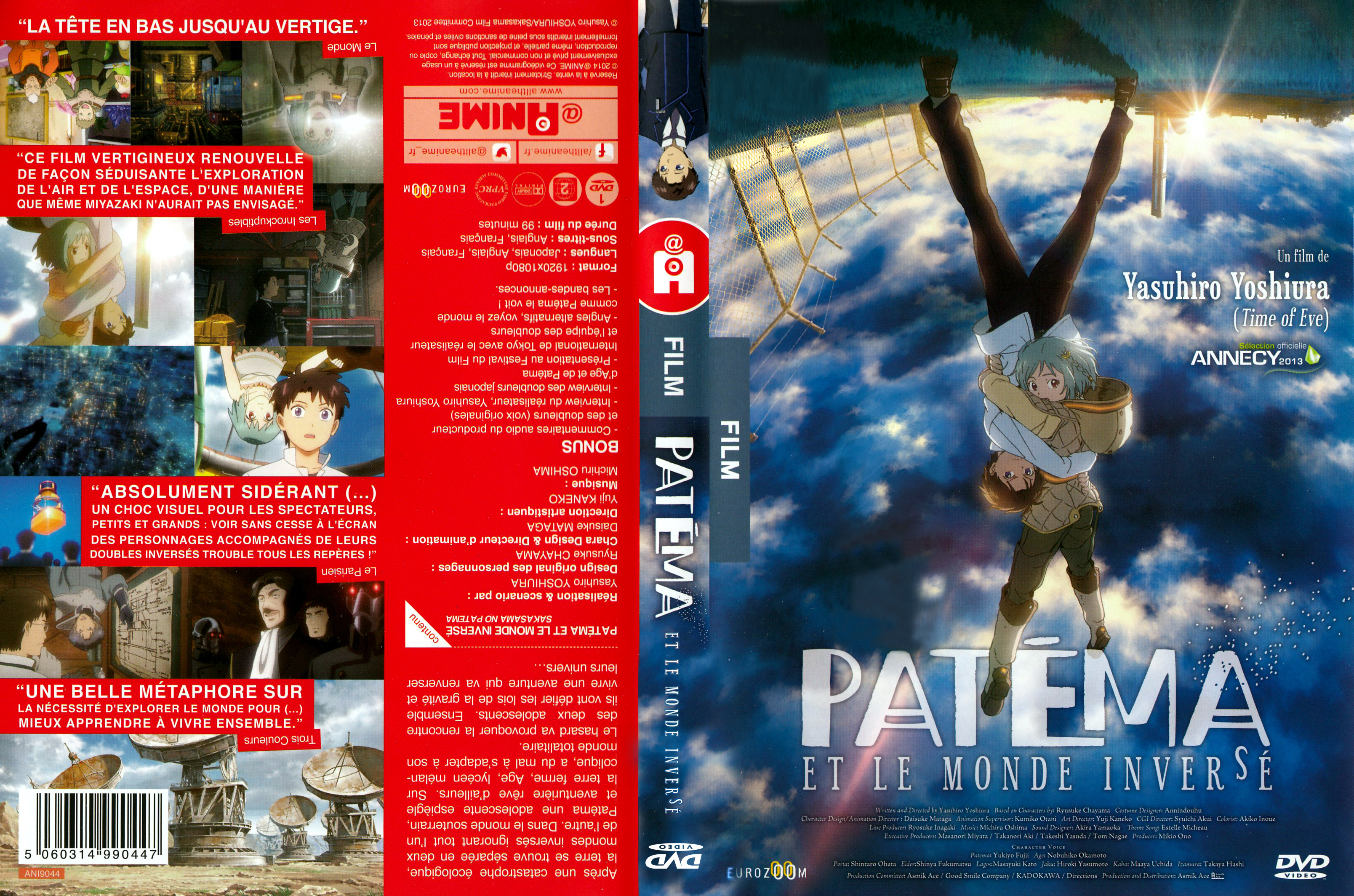 Jaquette DVD Patma et le monde invers