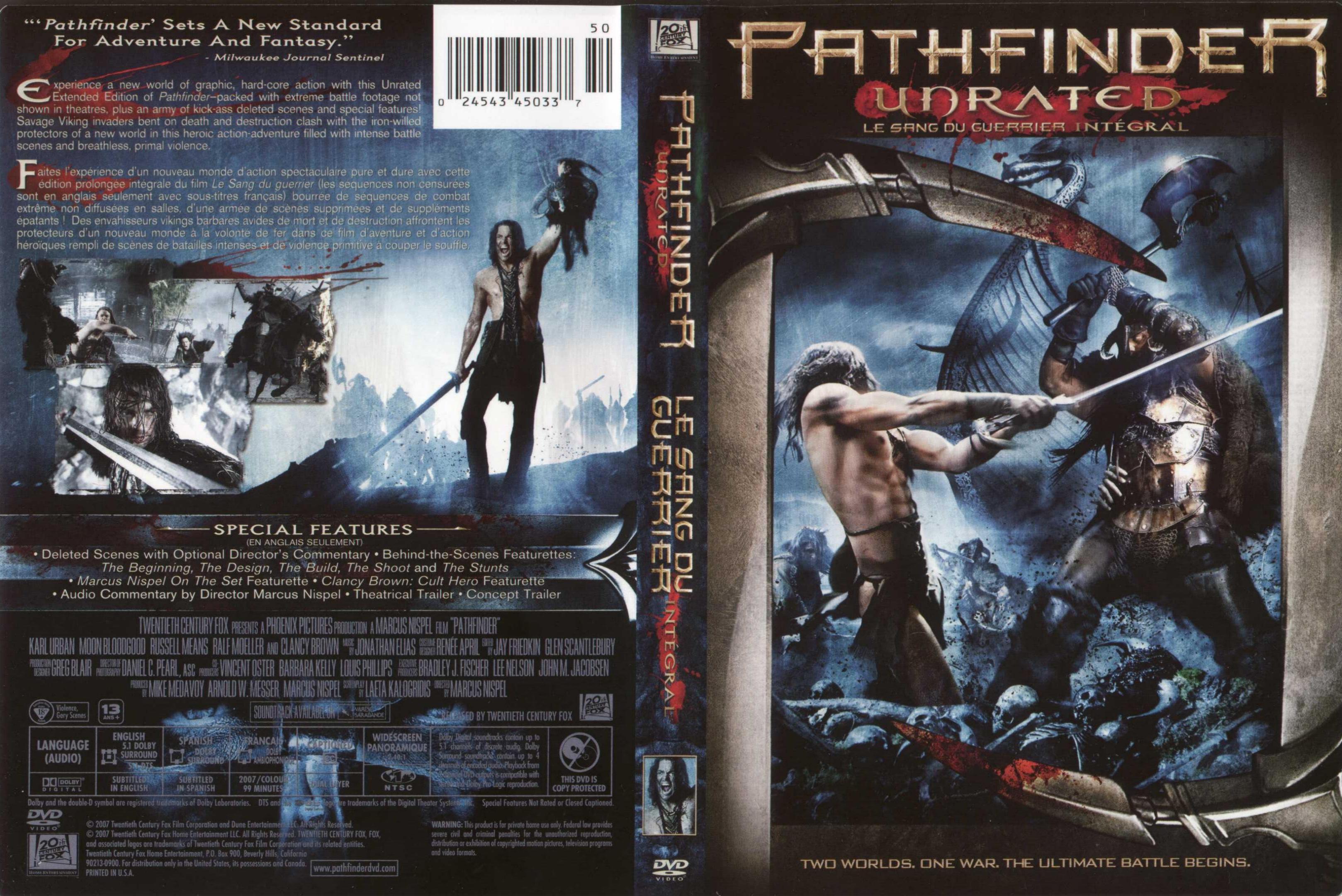 Jaquette DVD Pathfinder - Le sang du guerrier (Canadienne)