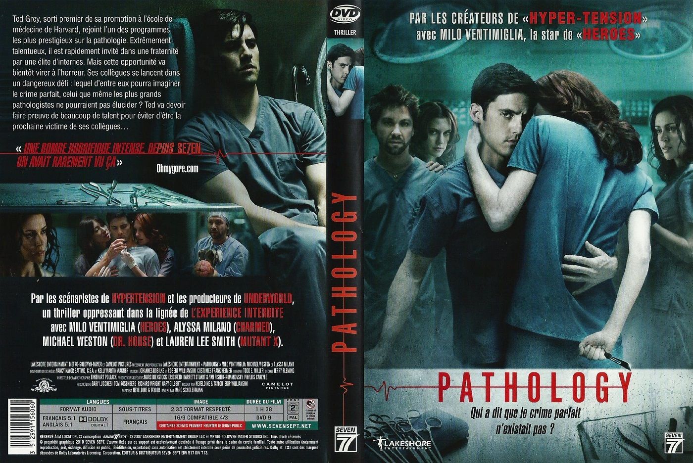 Jaquette DVD Pathology