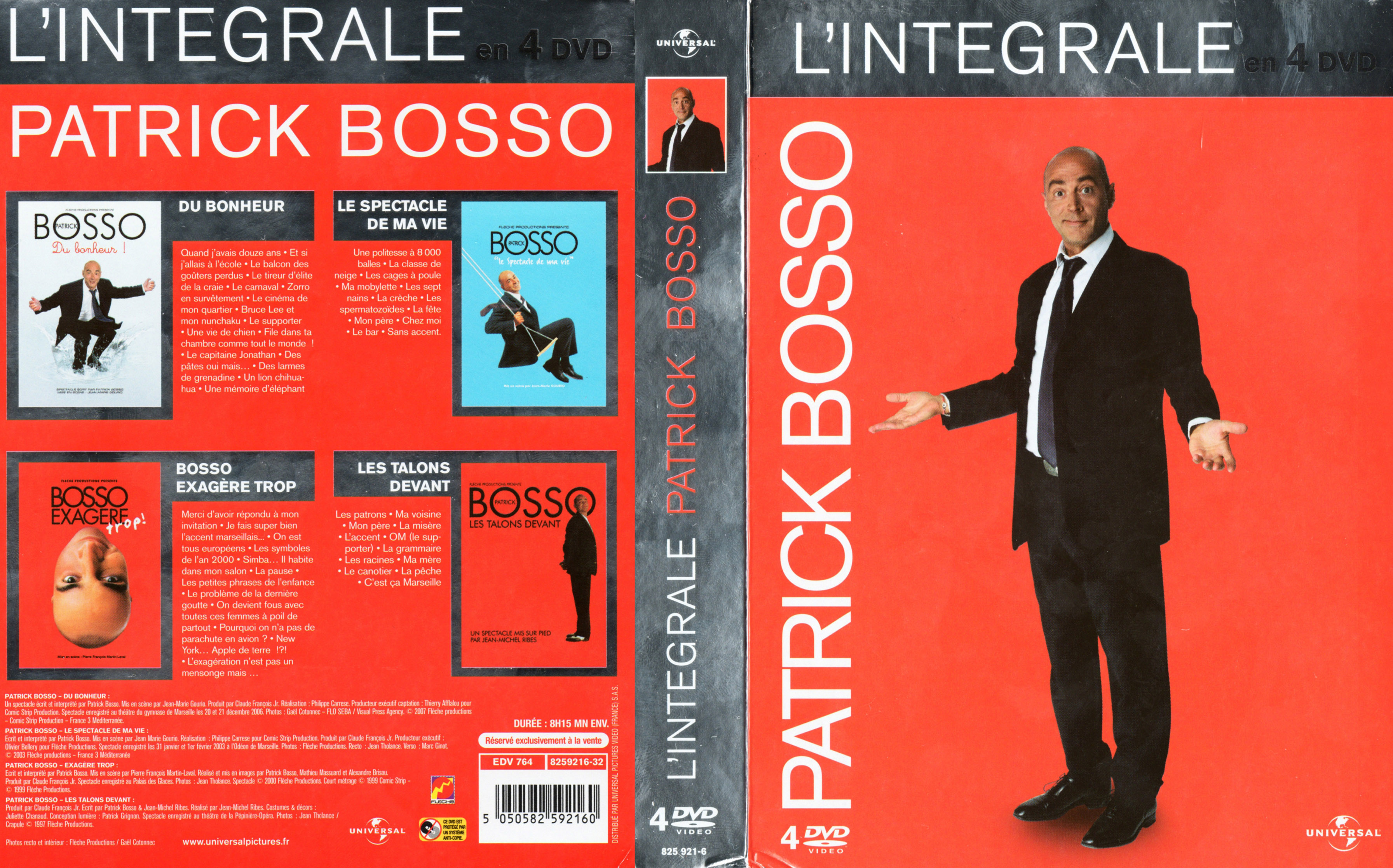 Jaquette DVD Patrick Bosso - L