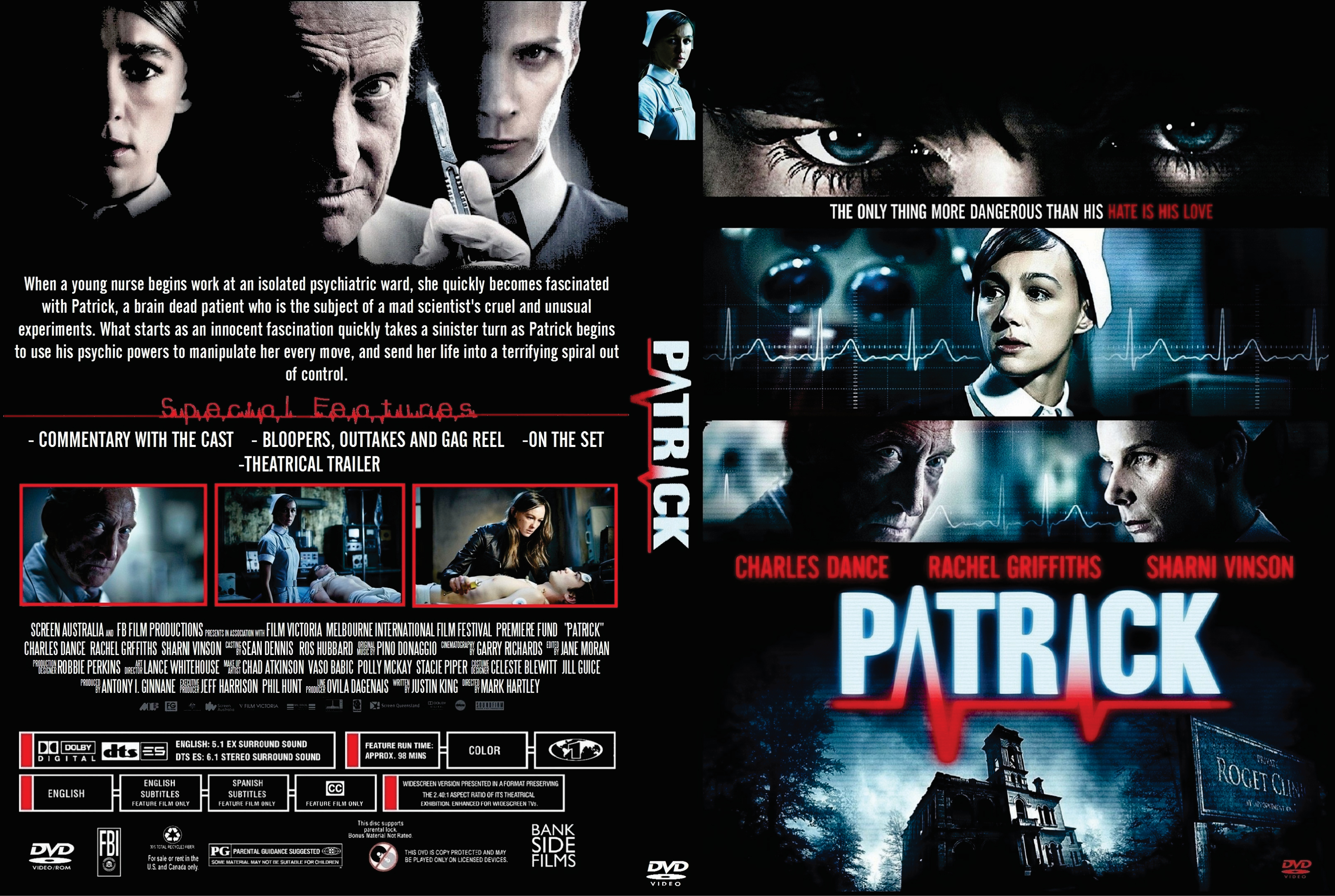 Jaquette DVD Patrick (2013) Zone 1