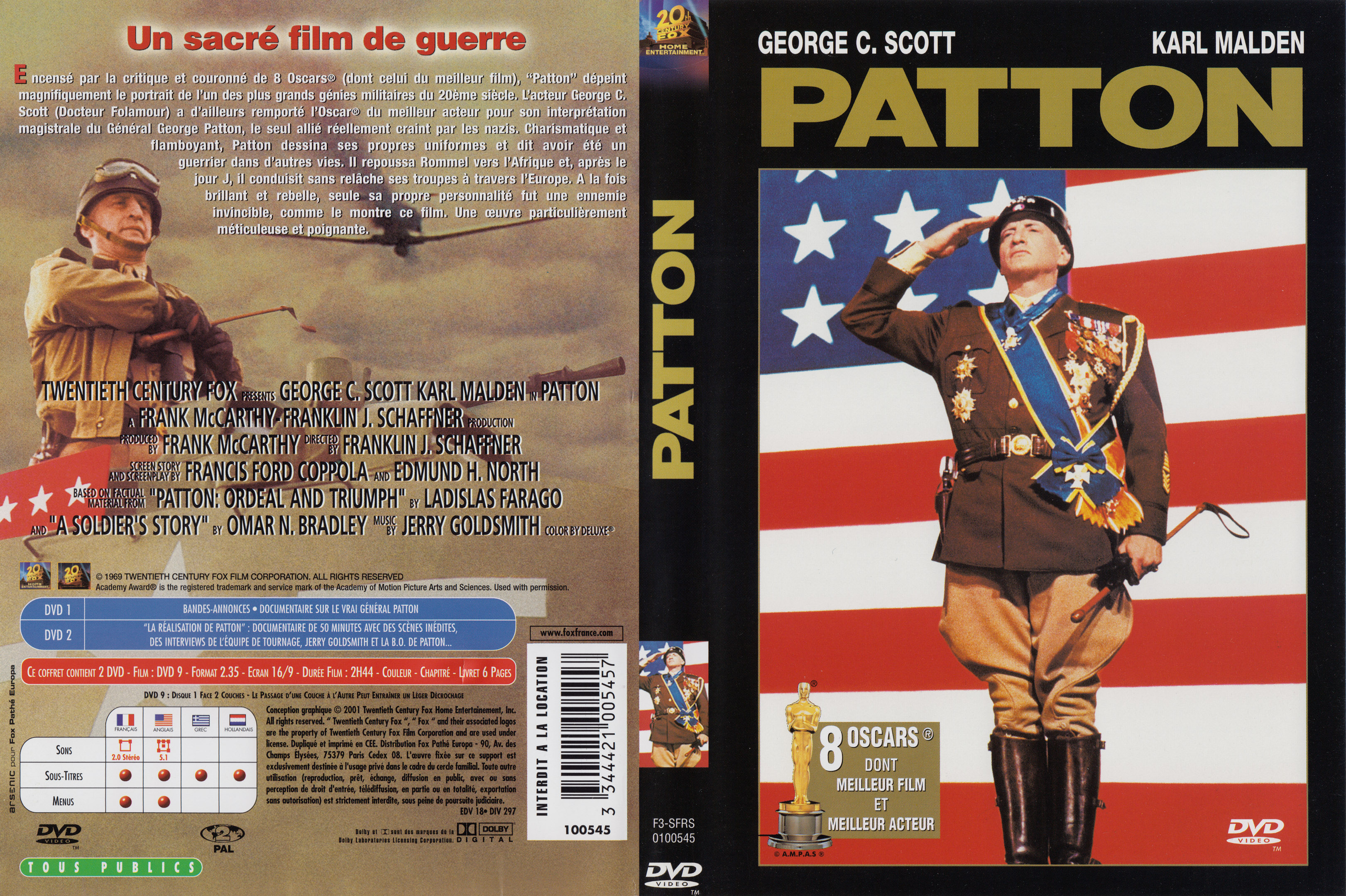 Jaquette DVD Patton v4