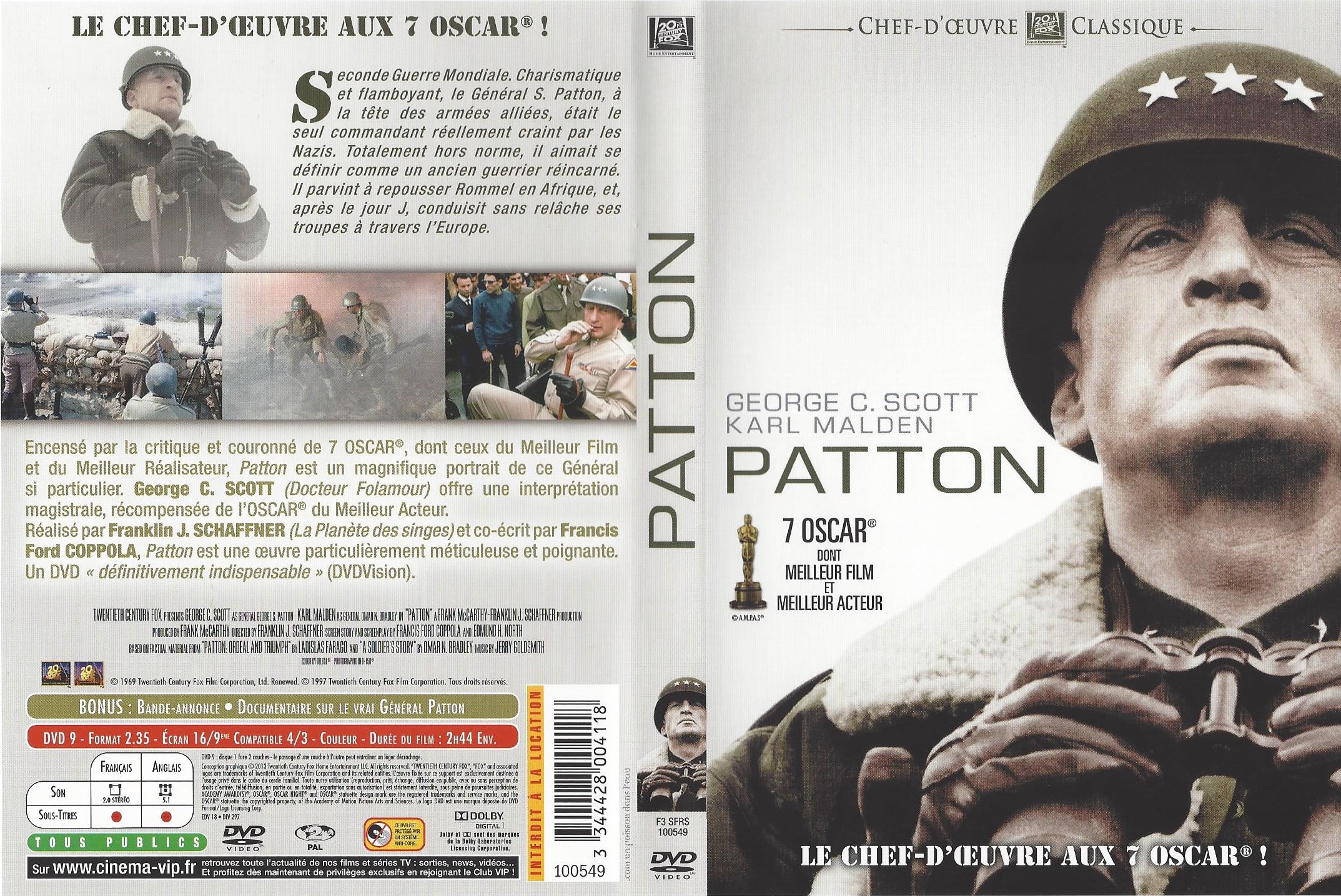 Jaquette DVD Patton v5