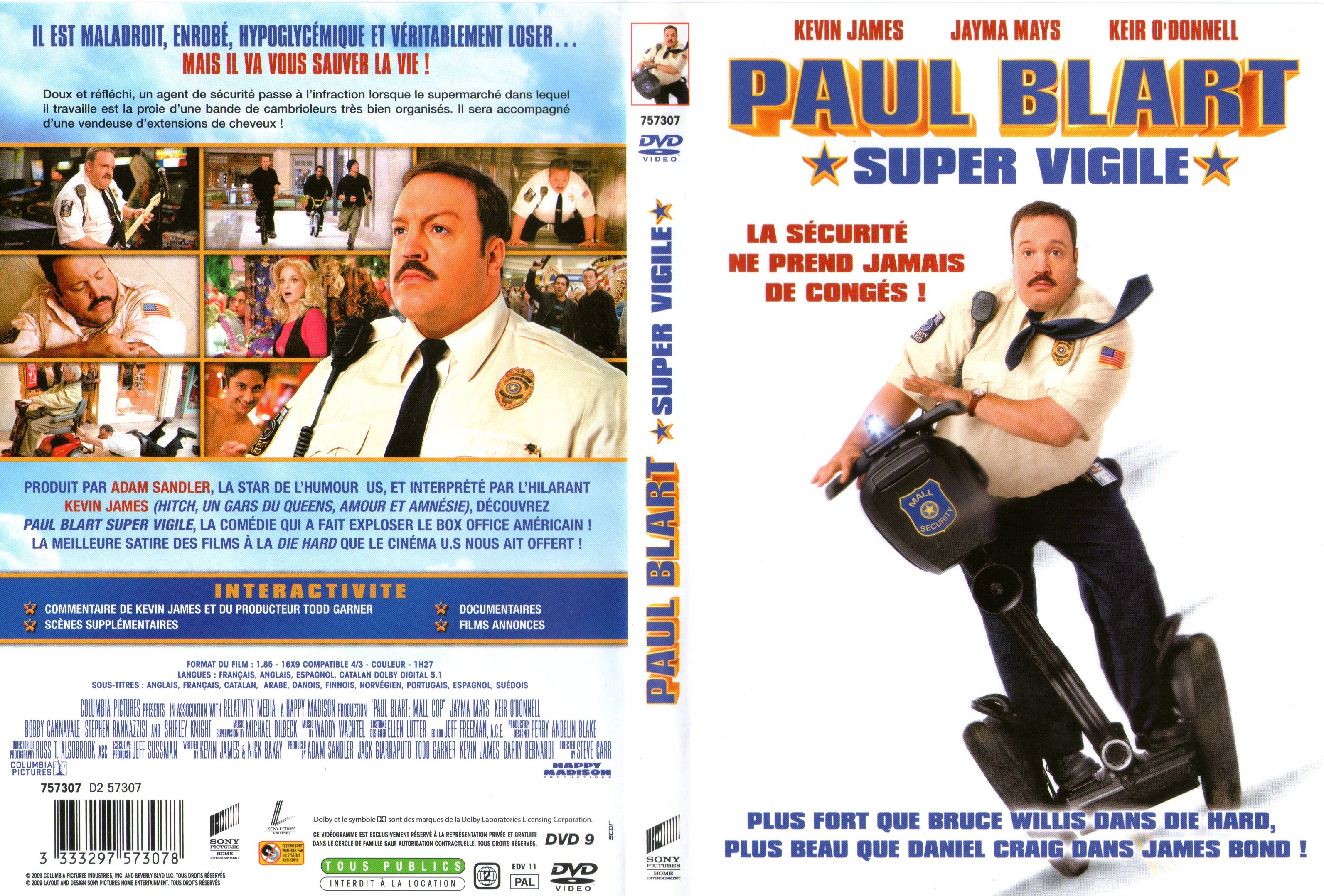 Jaquette DVD Paul Blart super vigile