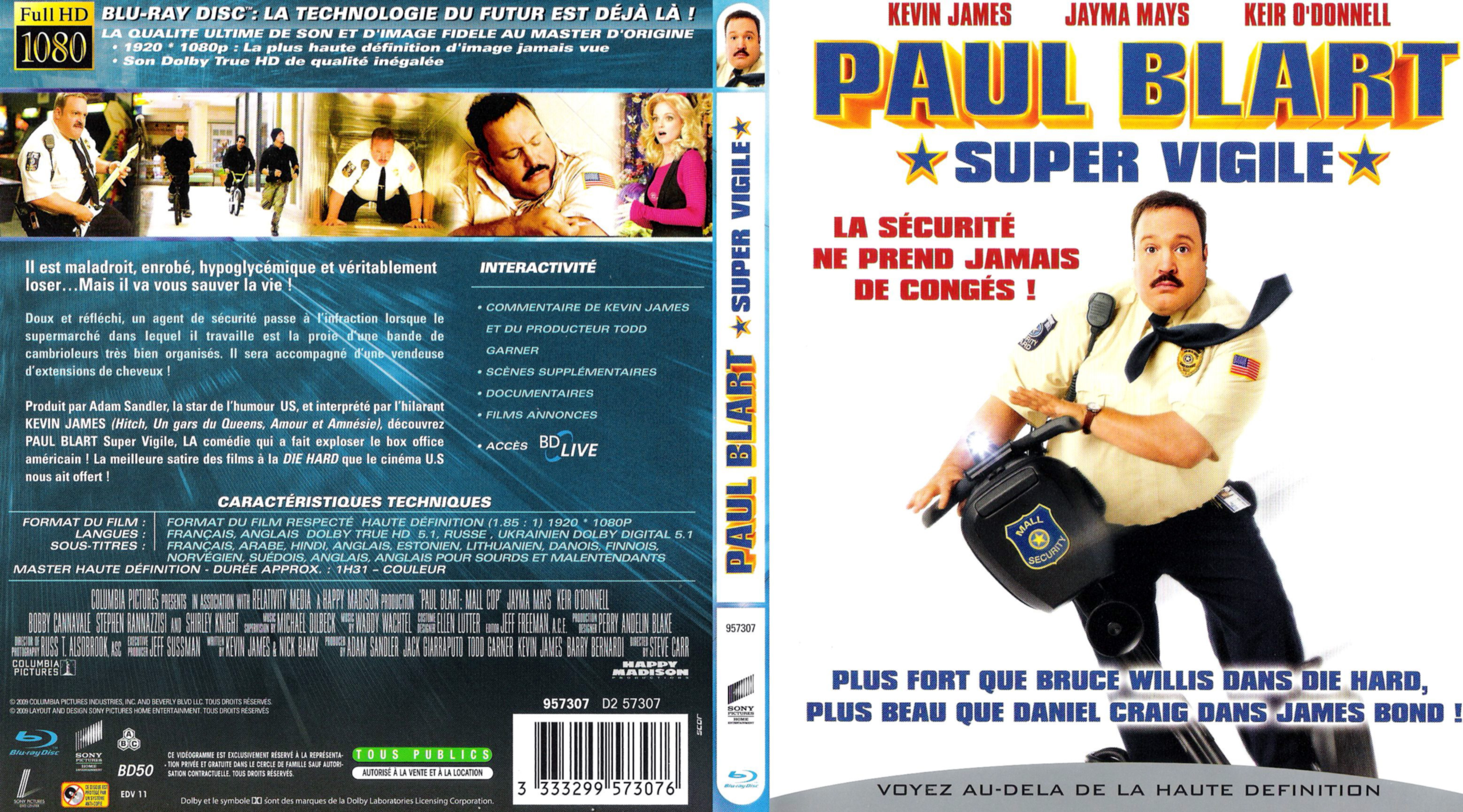 Jaquette DVD Paul Blart super vigile (BLU-RAY)