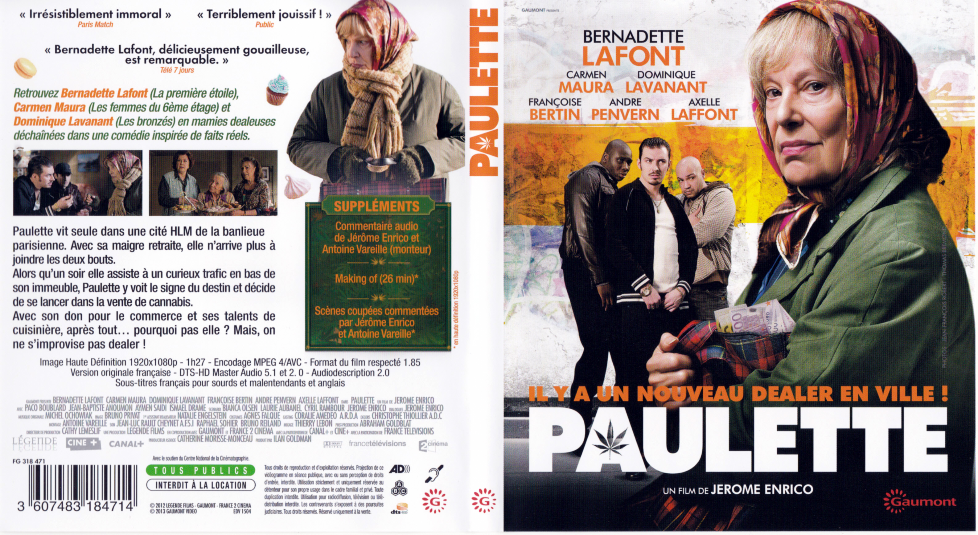 Jaquette DVD Paulette (BLU-RAY)