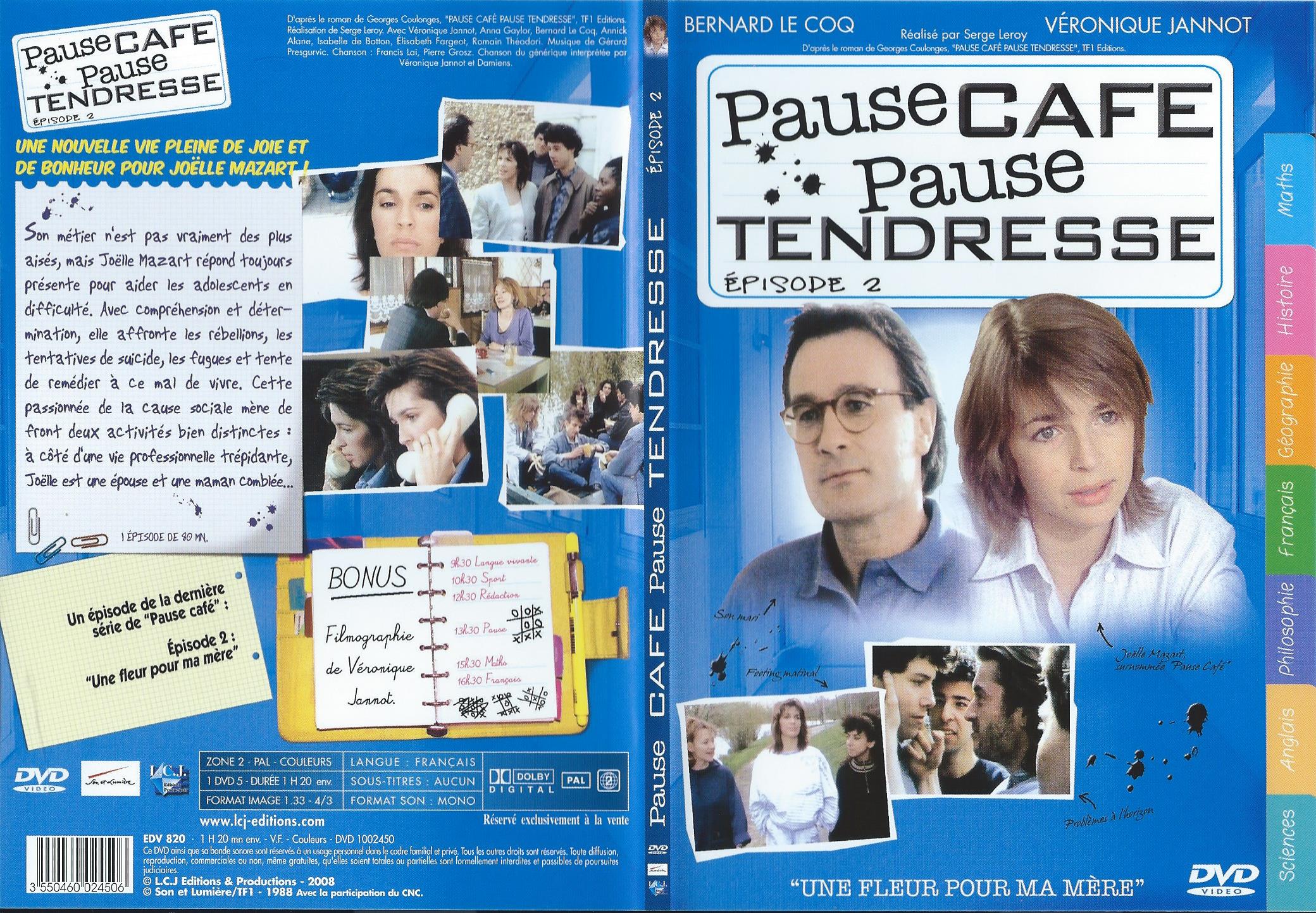 Jaquette DVD Pause Caf, Pause Tendresse DVD 2