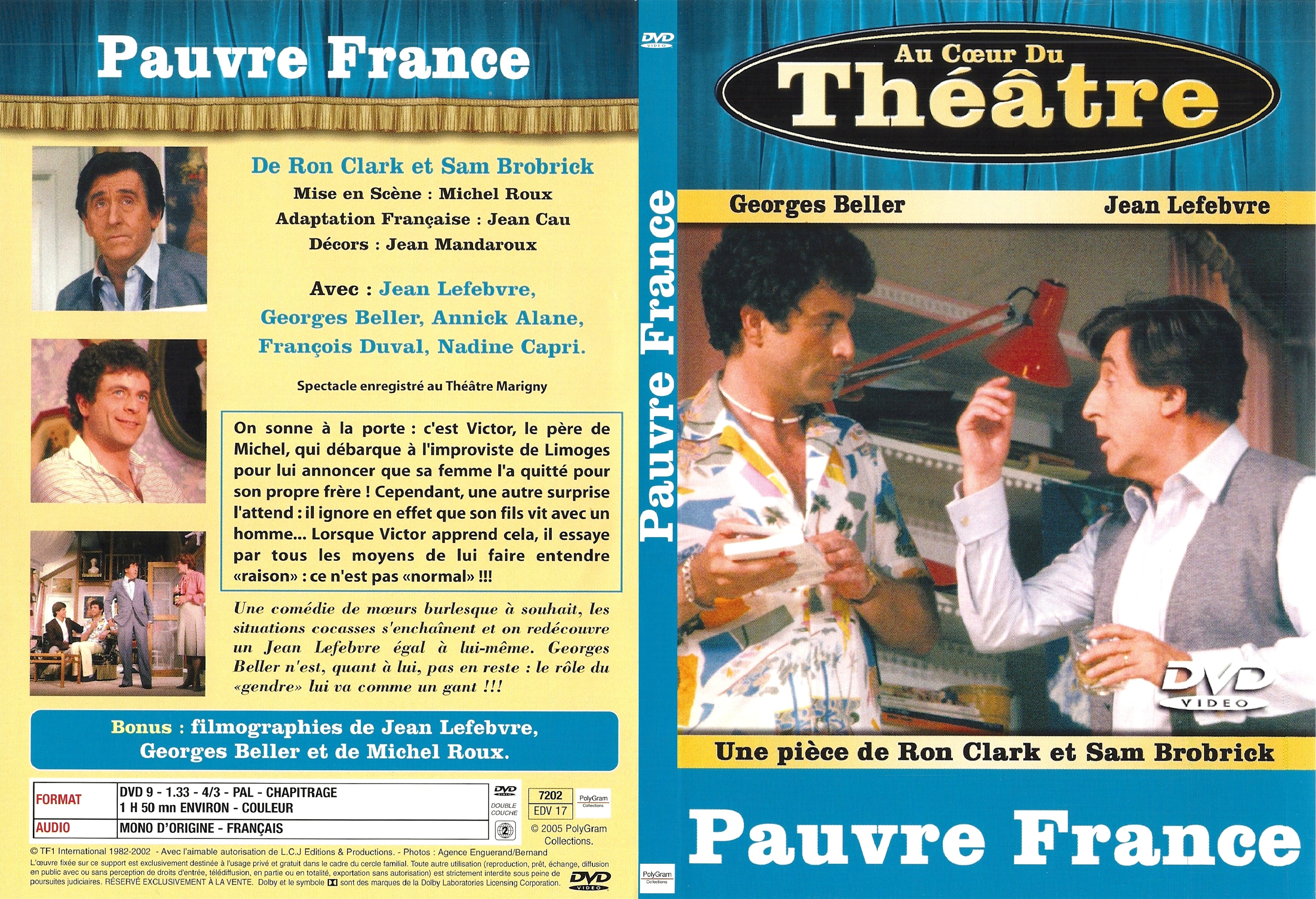 Jaquette DVD Pauvre France - SLIM