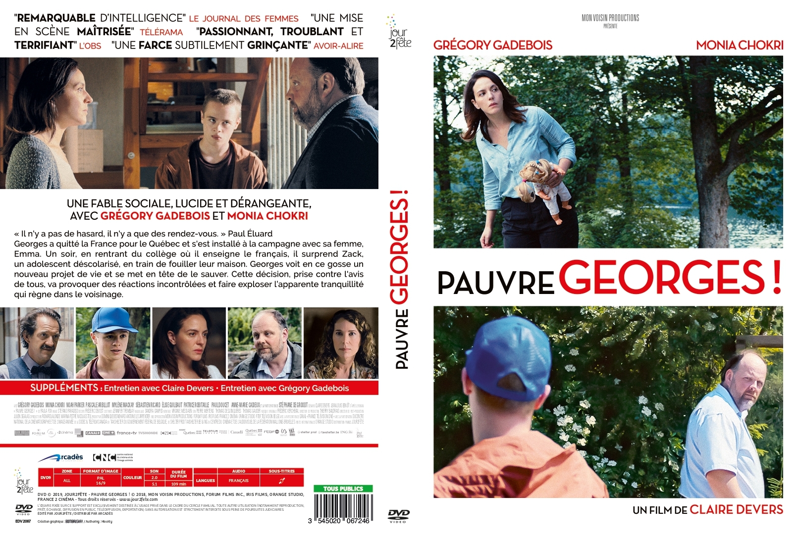 Jaquette DVD Pauvre Georges