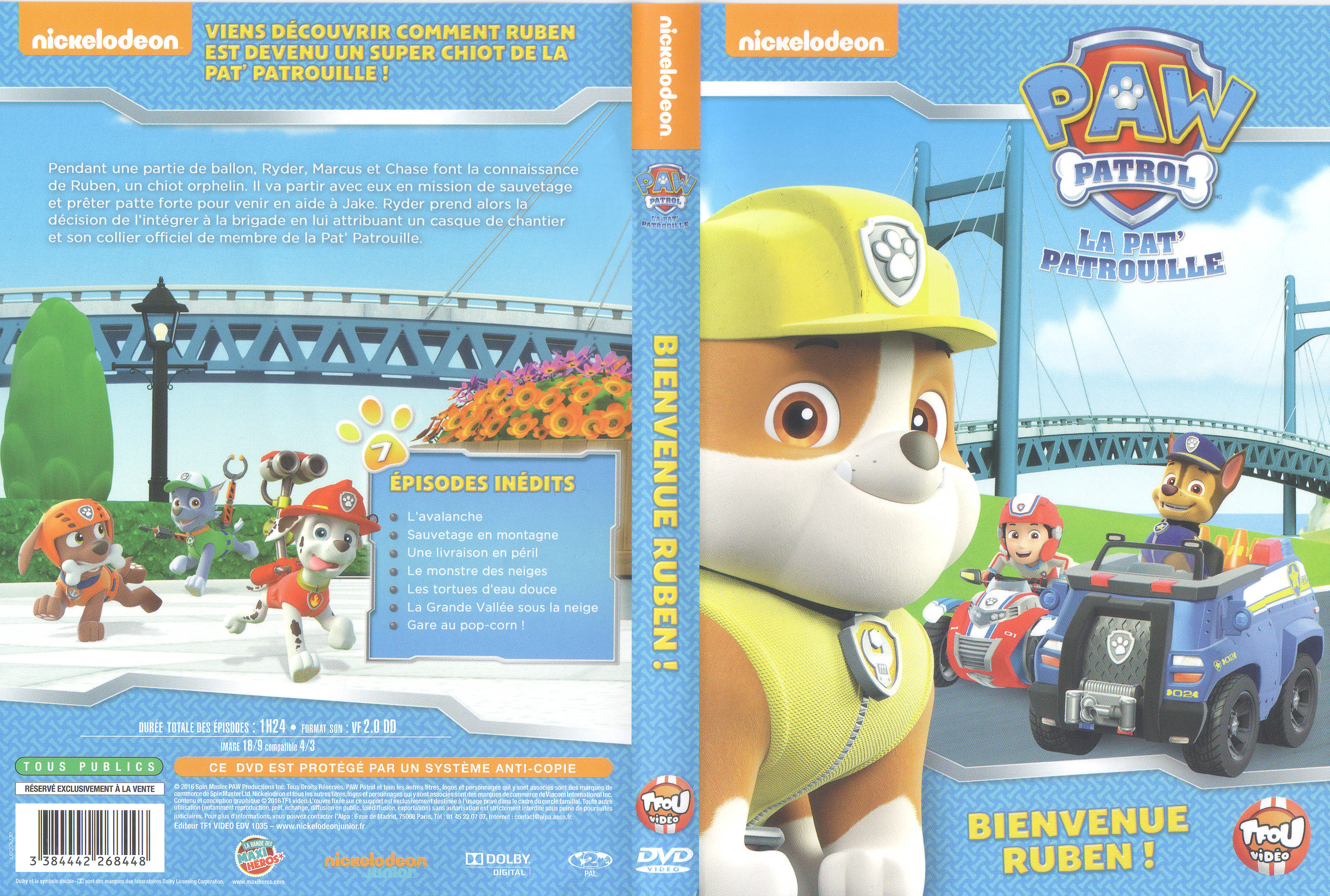 Jaquette DVD de Pat Patrouille Mighty Pups - Cinéma Passion