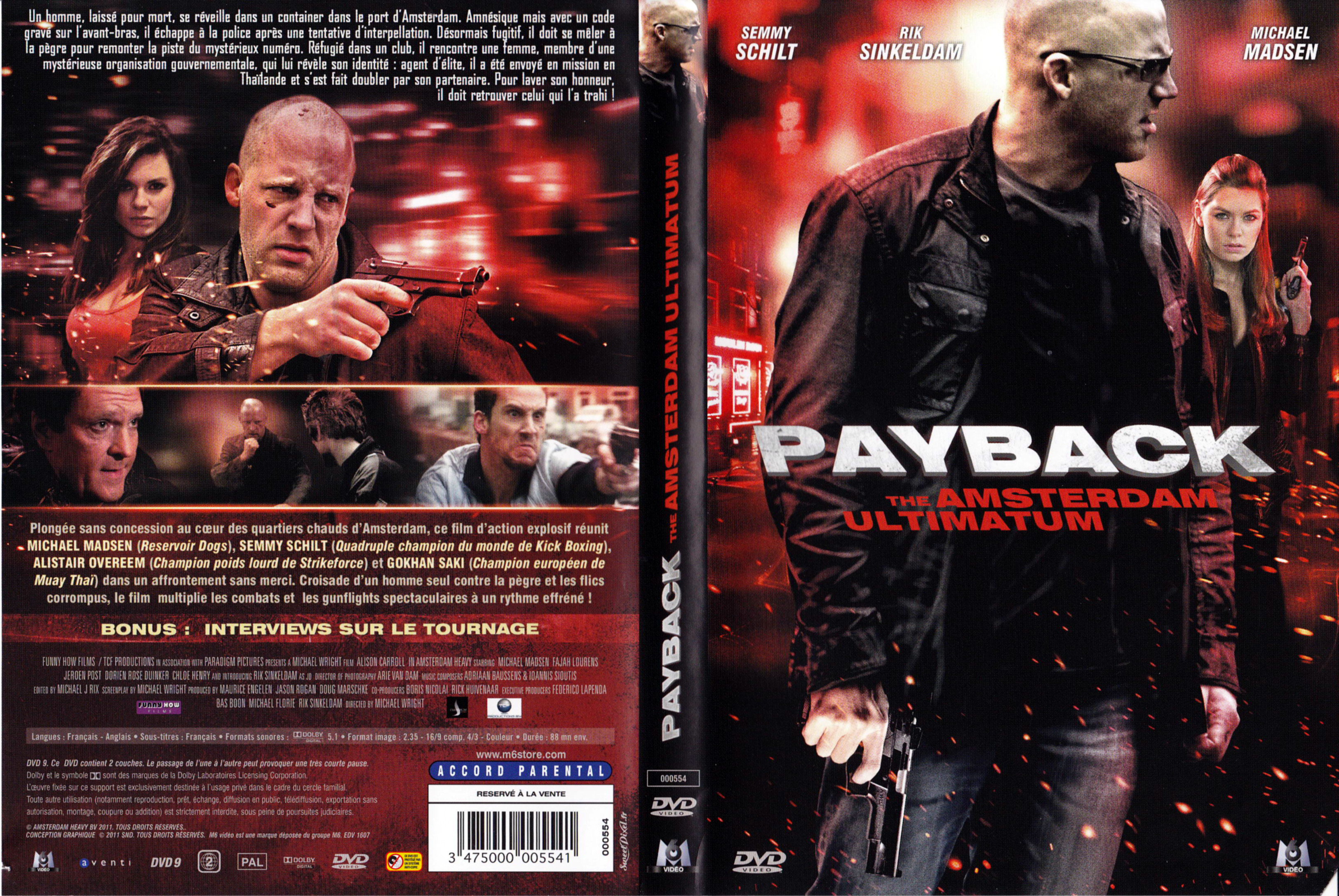 Jaquette DVD Payback The Amsterdam Ultimatum