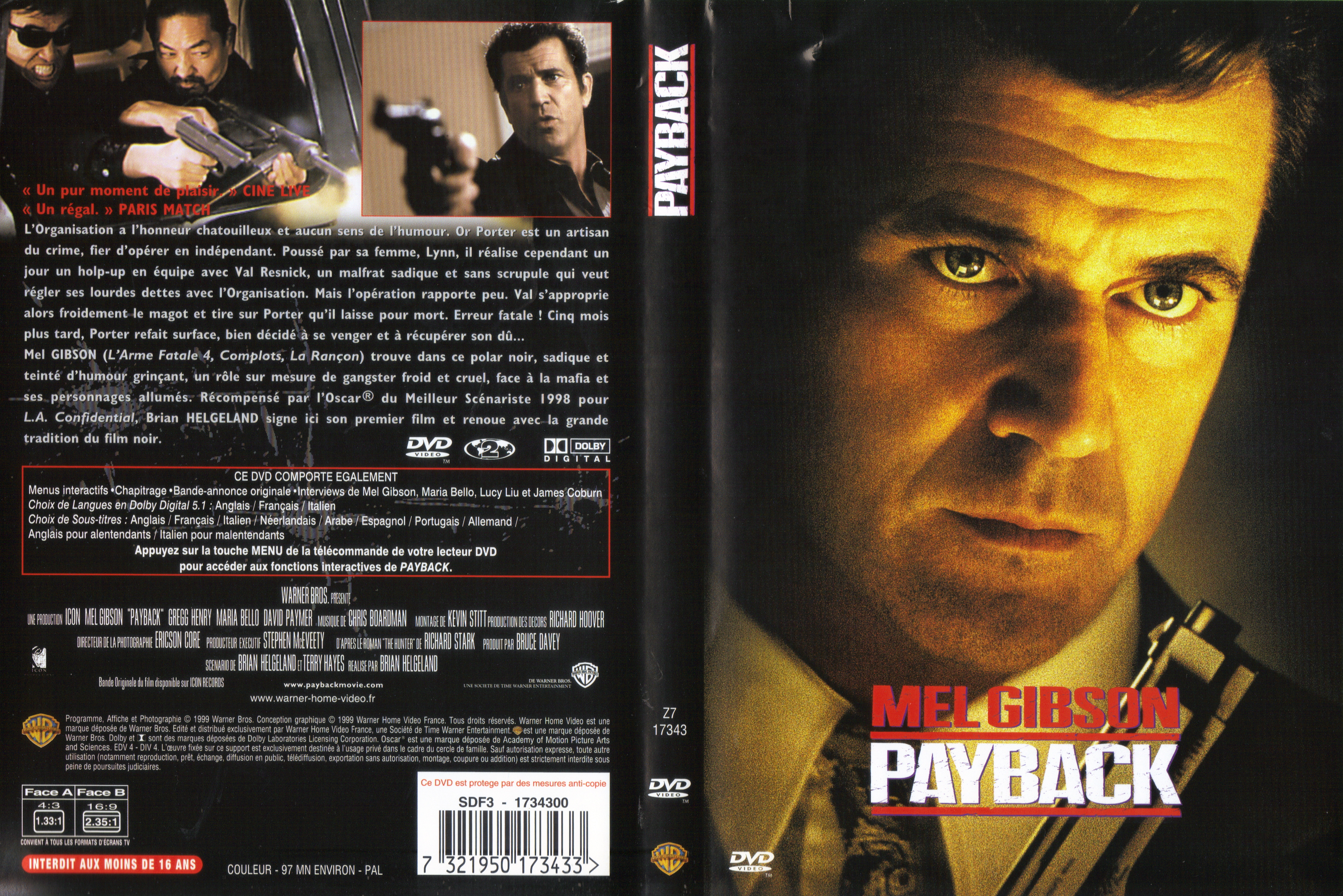 Jaquette DVD Payback v2