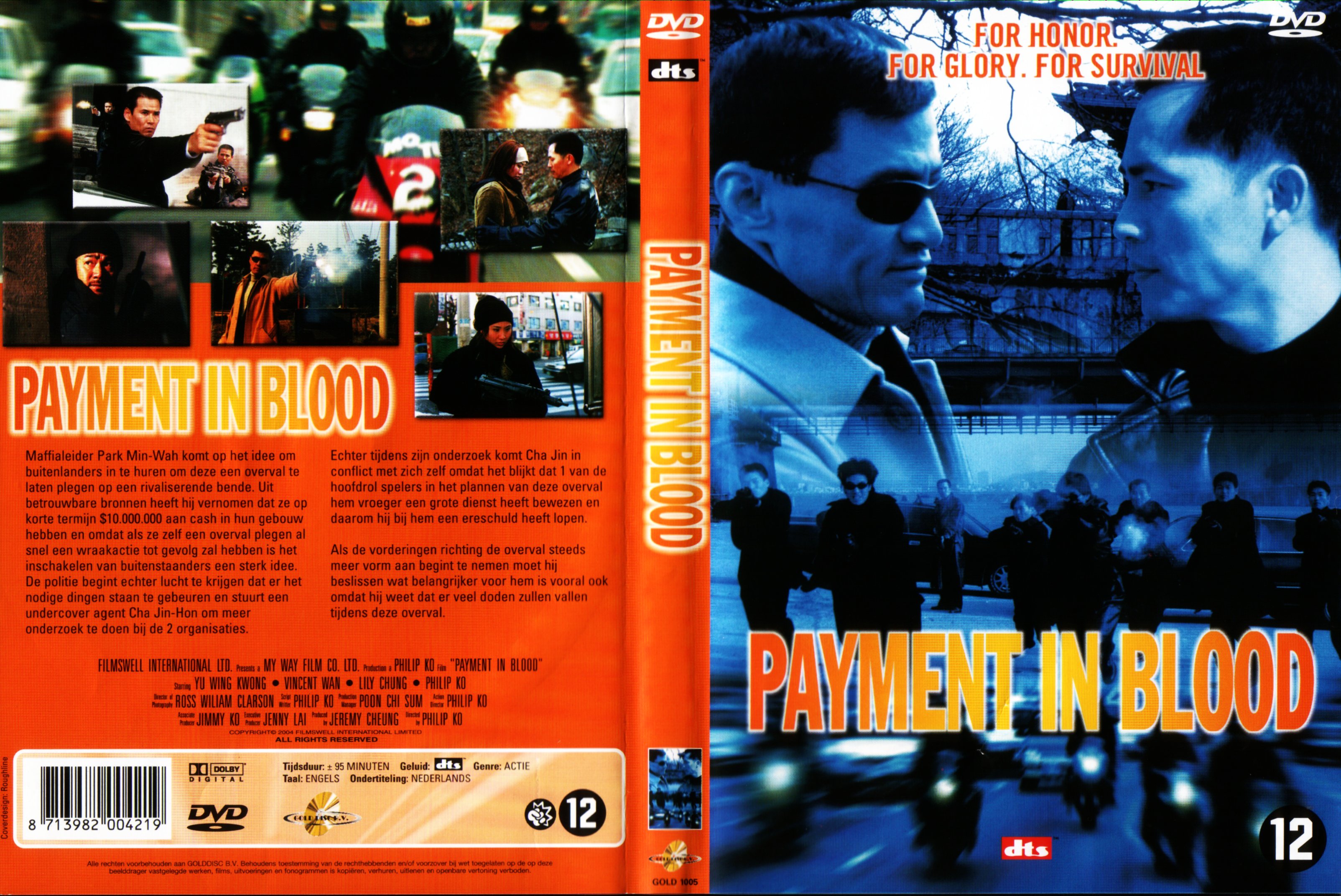 Jaquette DVD Payment in blood Zone 1