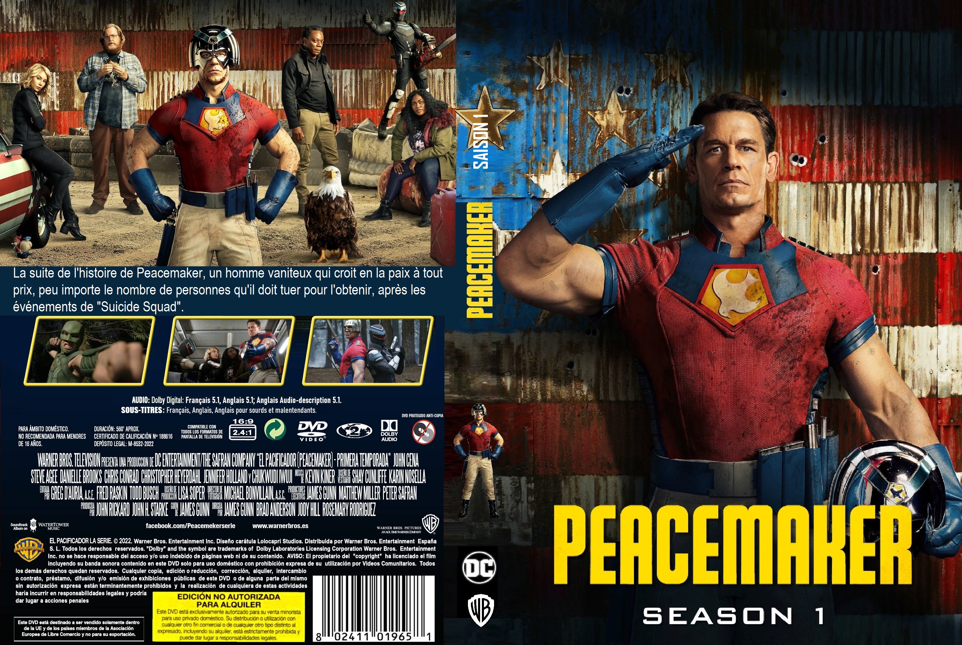 Jaquette DVD Peacemaker saison 1 custom