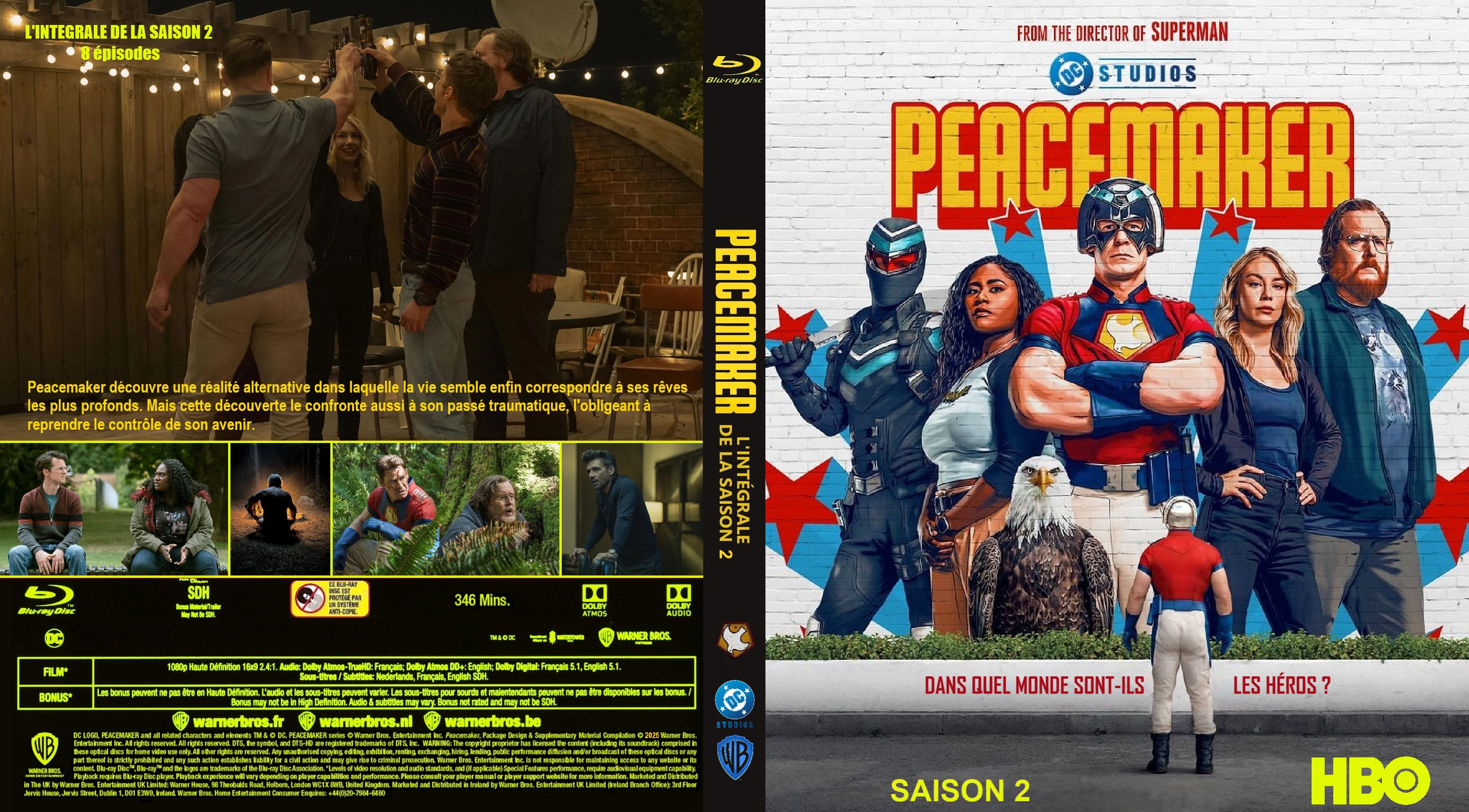 Jaquette DVD Peacemaker saison 2 custom (BLU-RAY)