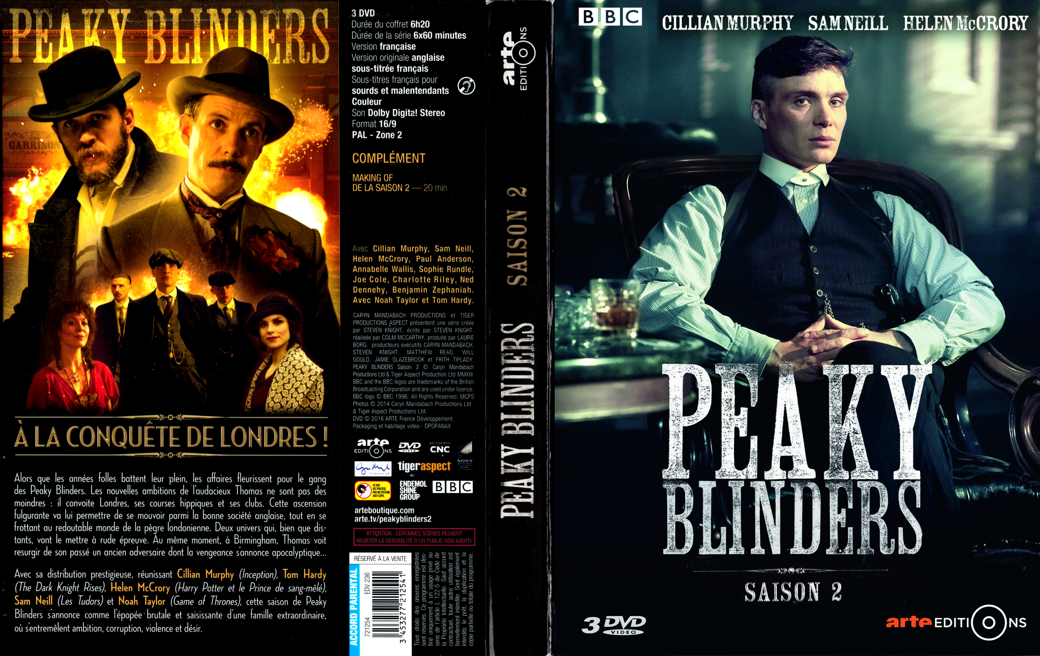 Jaquette DVD Peaky blinders Saison 2