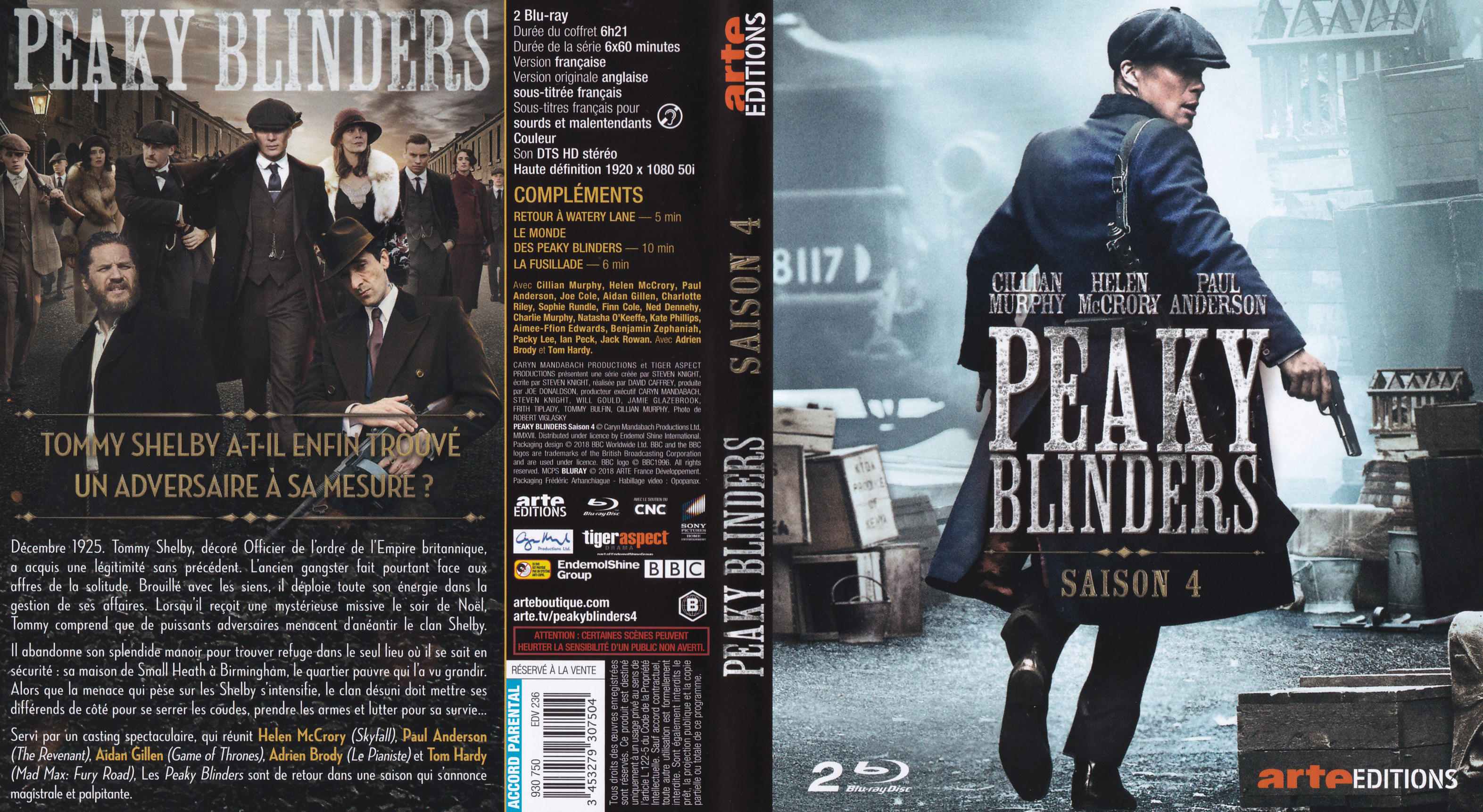 Jaquette DVD Peaky blinders Saison 4 (BLU-RAY)