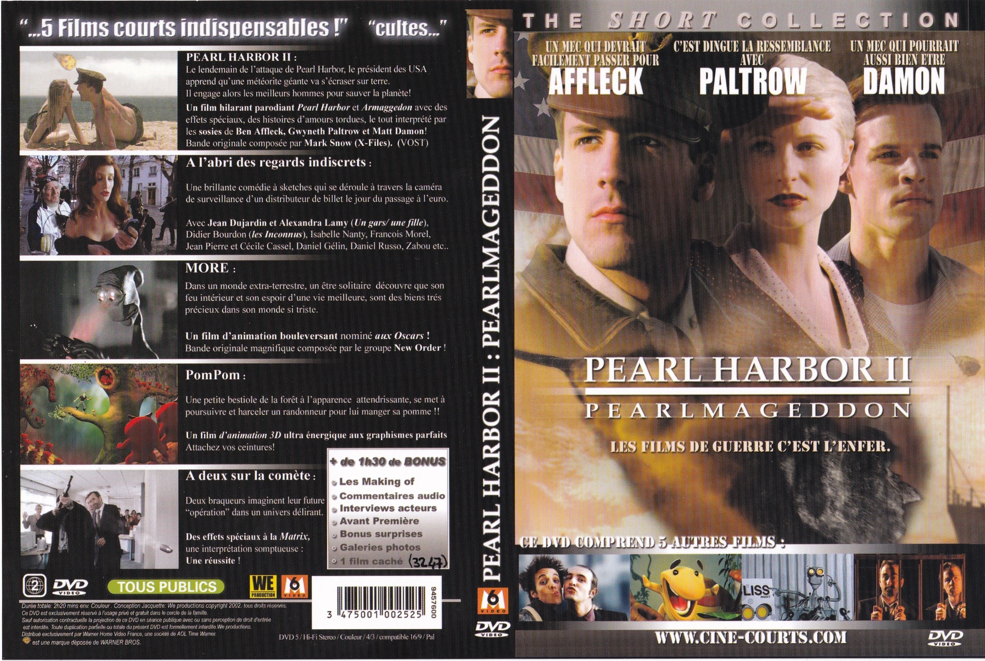 Jaquette DVD Pearl Harbor II Pearlmageddon