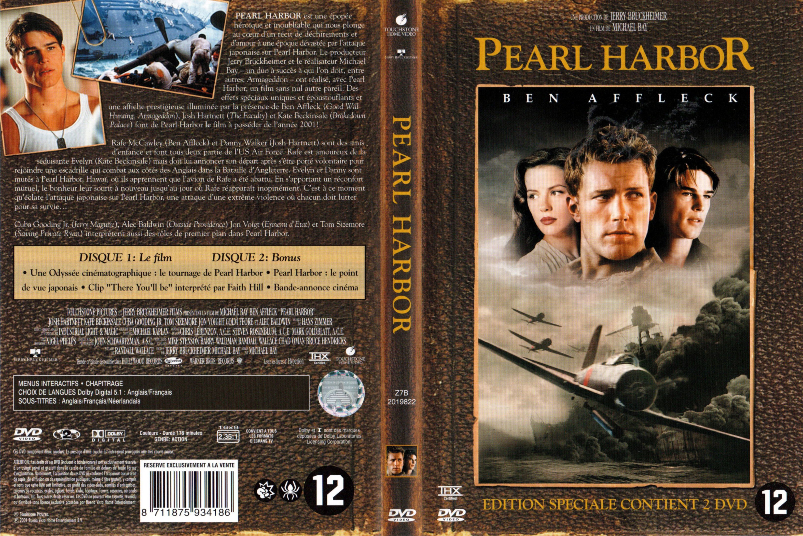 Jaquette DVD Pearl Harbor v4