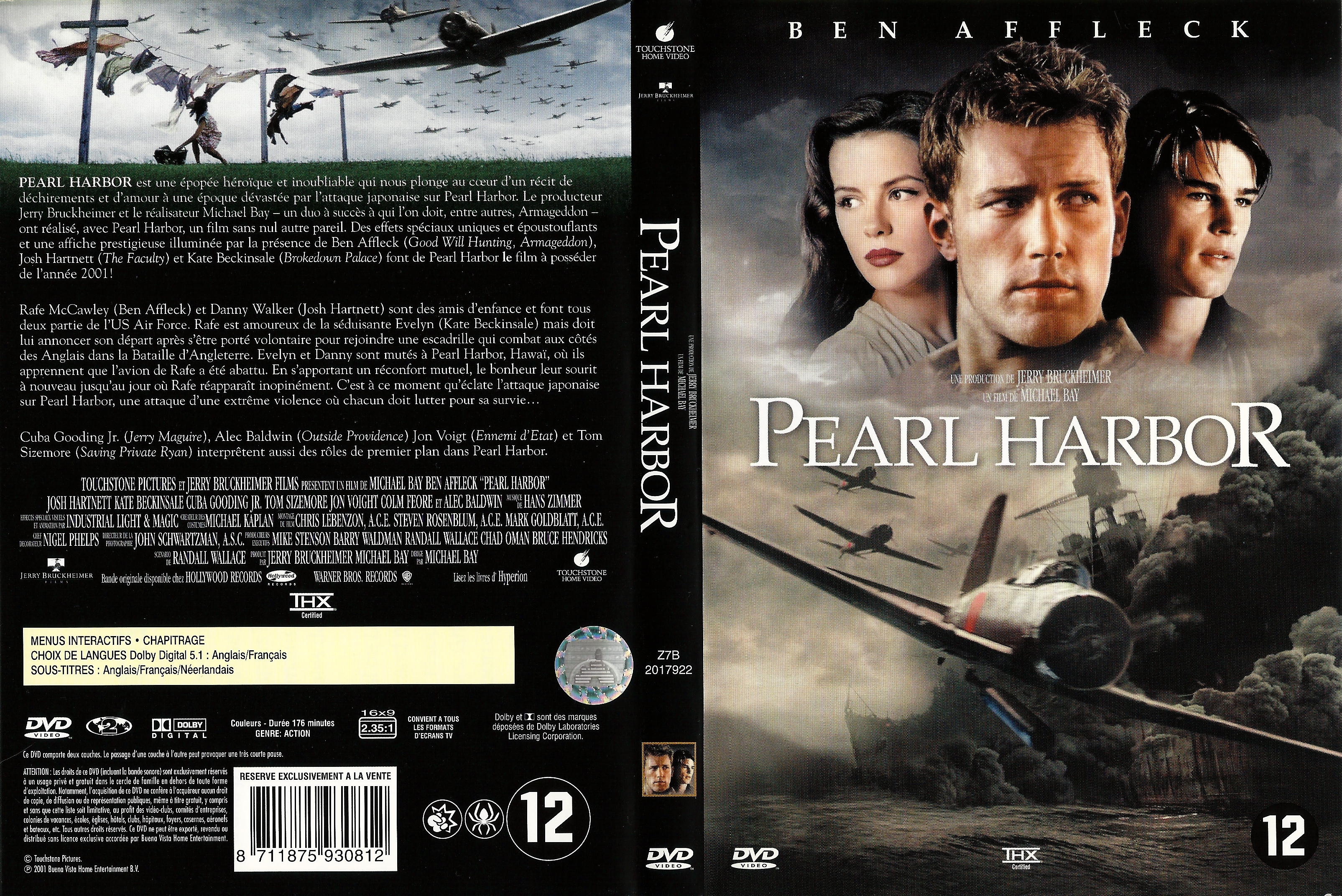 Jaquette DVD Pearl harbor v5
