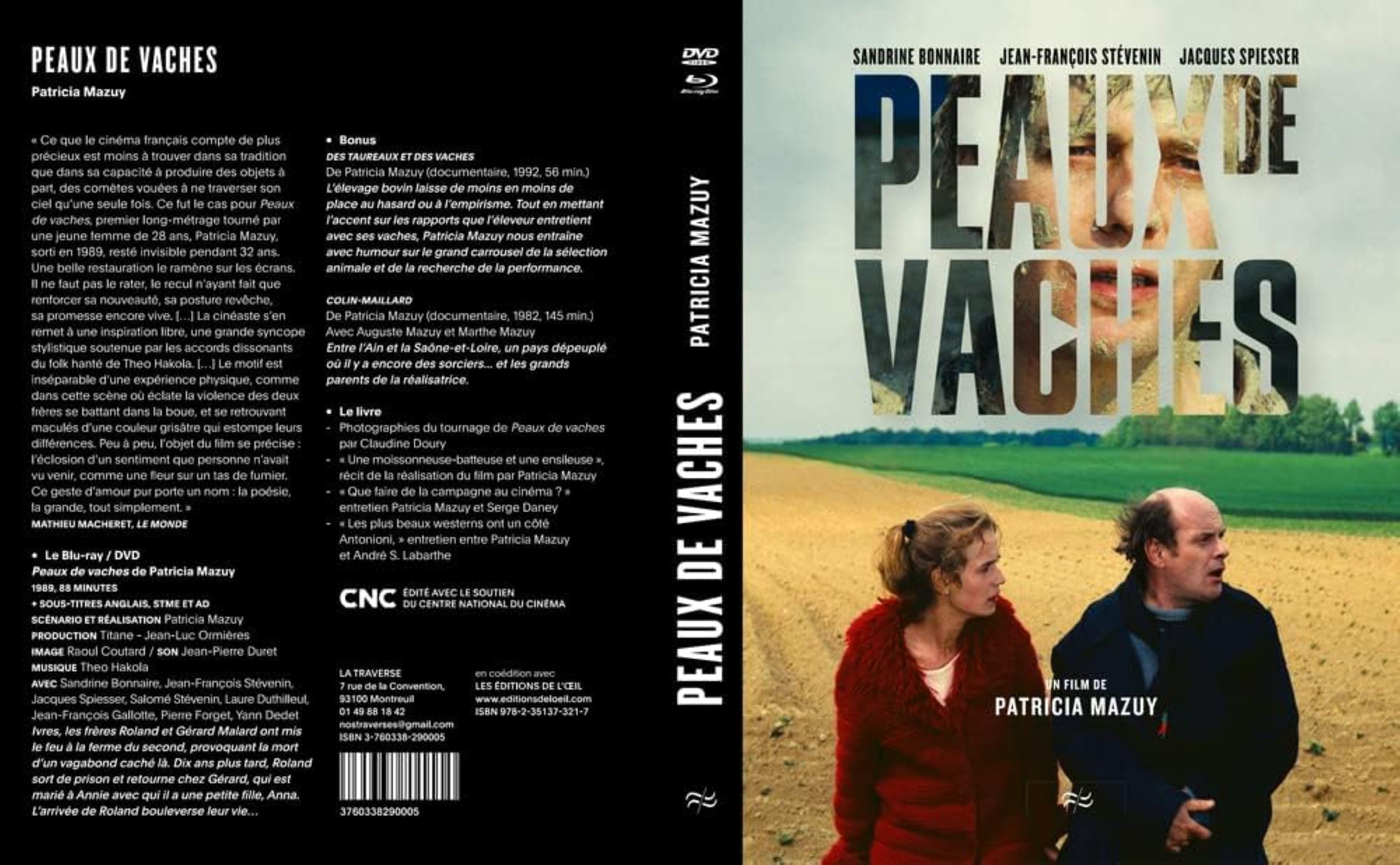 Jaquette DVD Peaux de vaches 