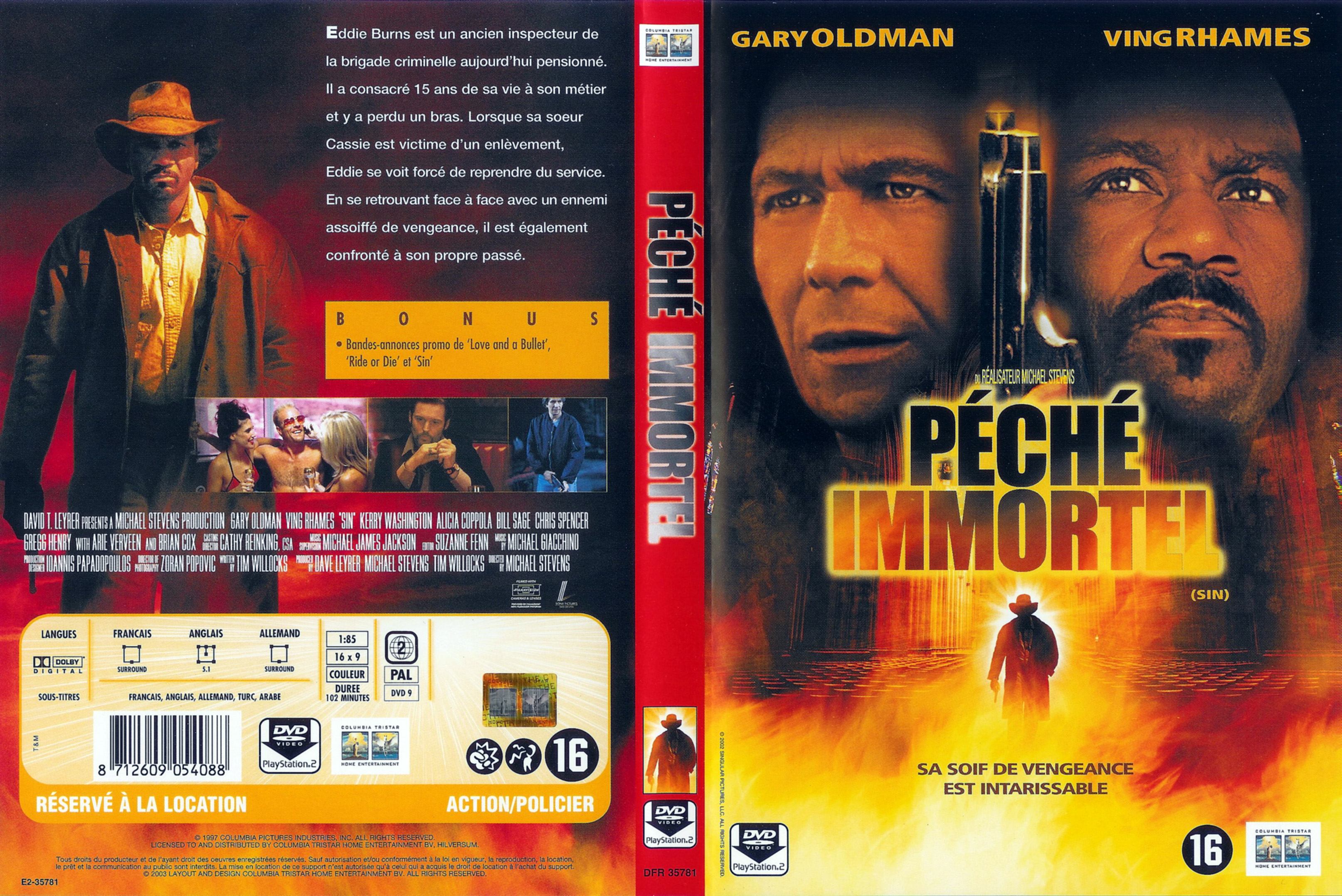 Jaquette DVD Pch Immortel