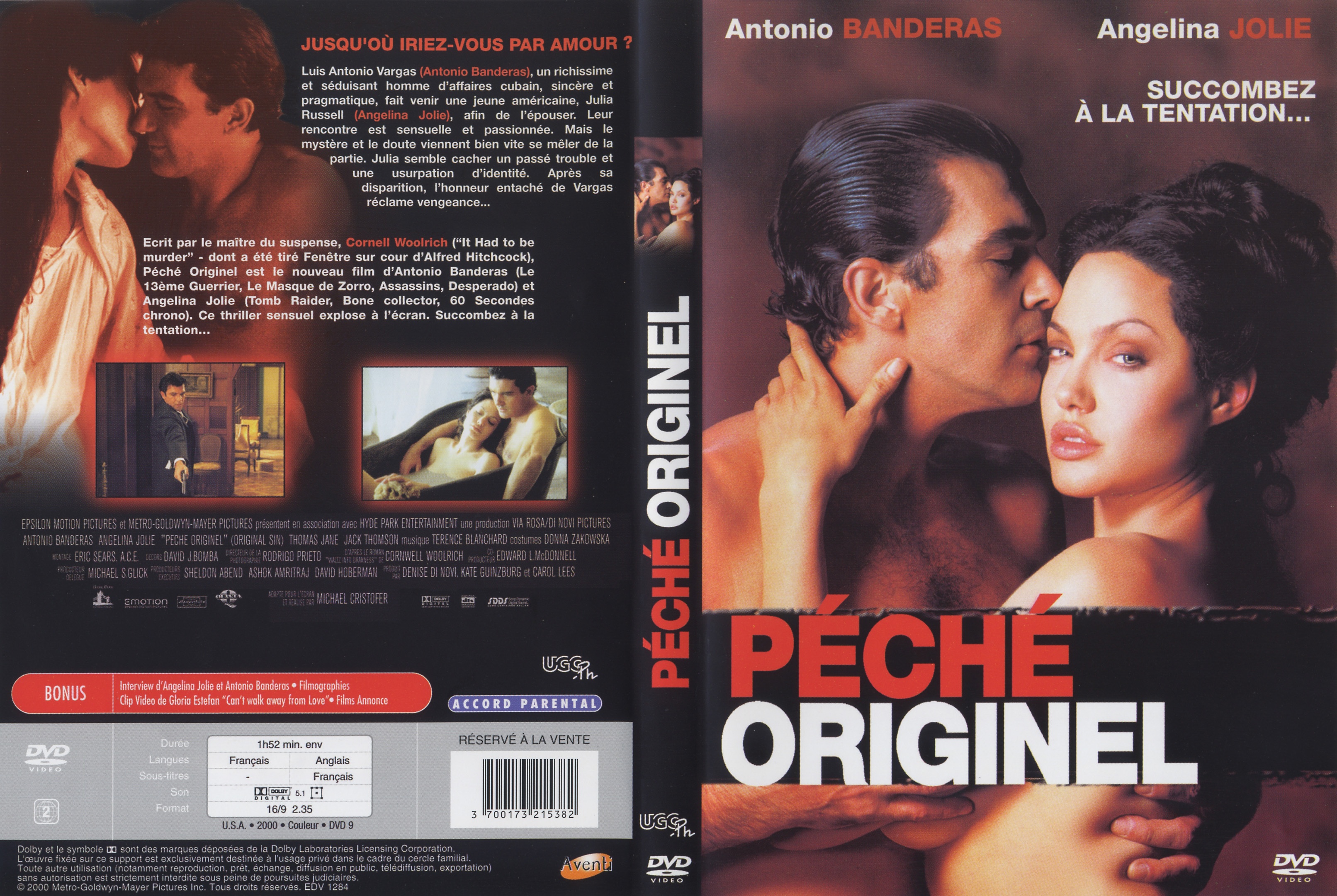 Jaquette DVD Peche originel v2