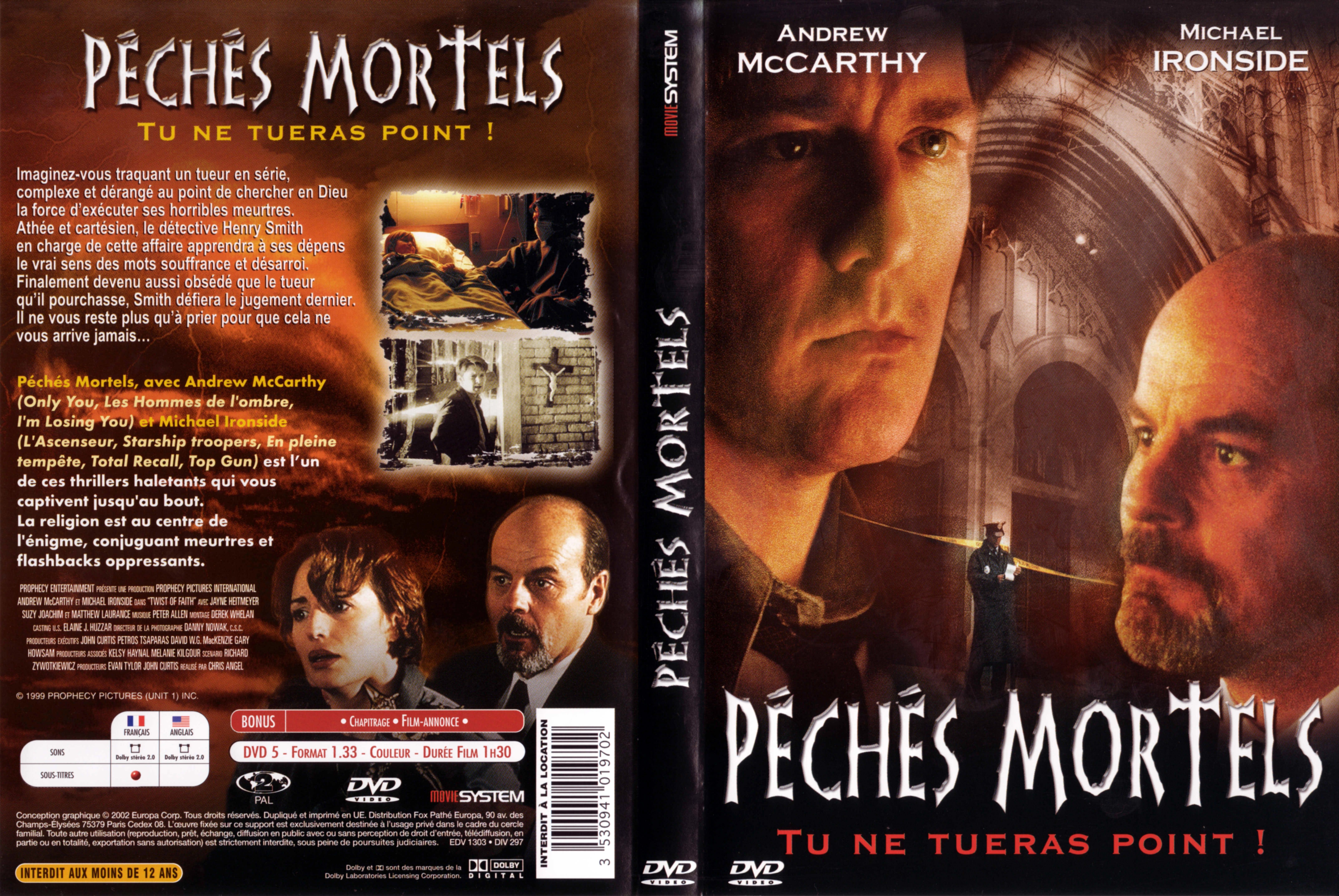 Jaquette DVD Pchs mortels